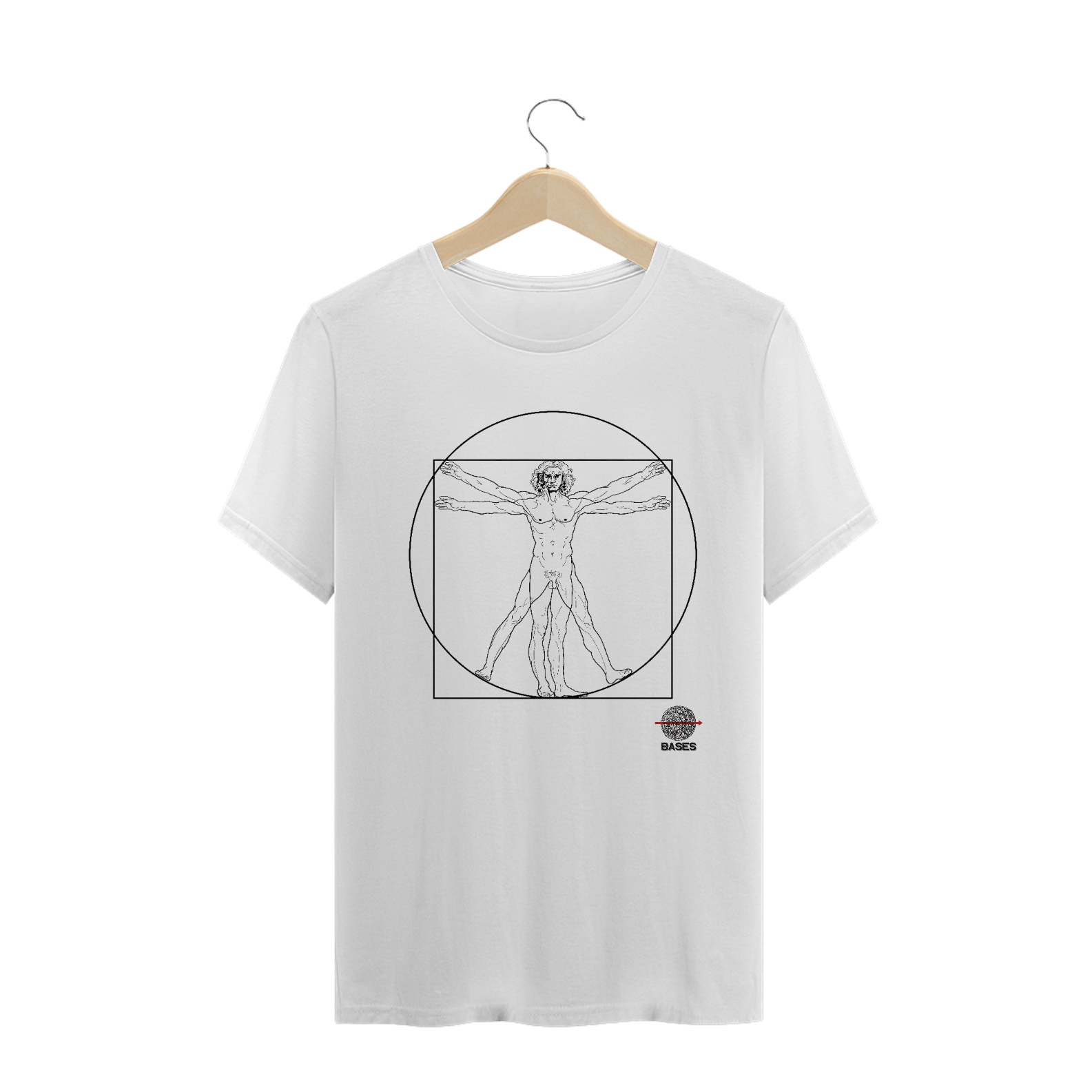 Camiseta - Homem Vitruviano