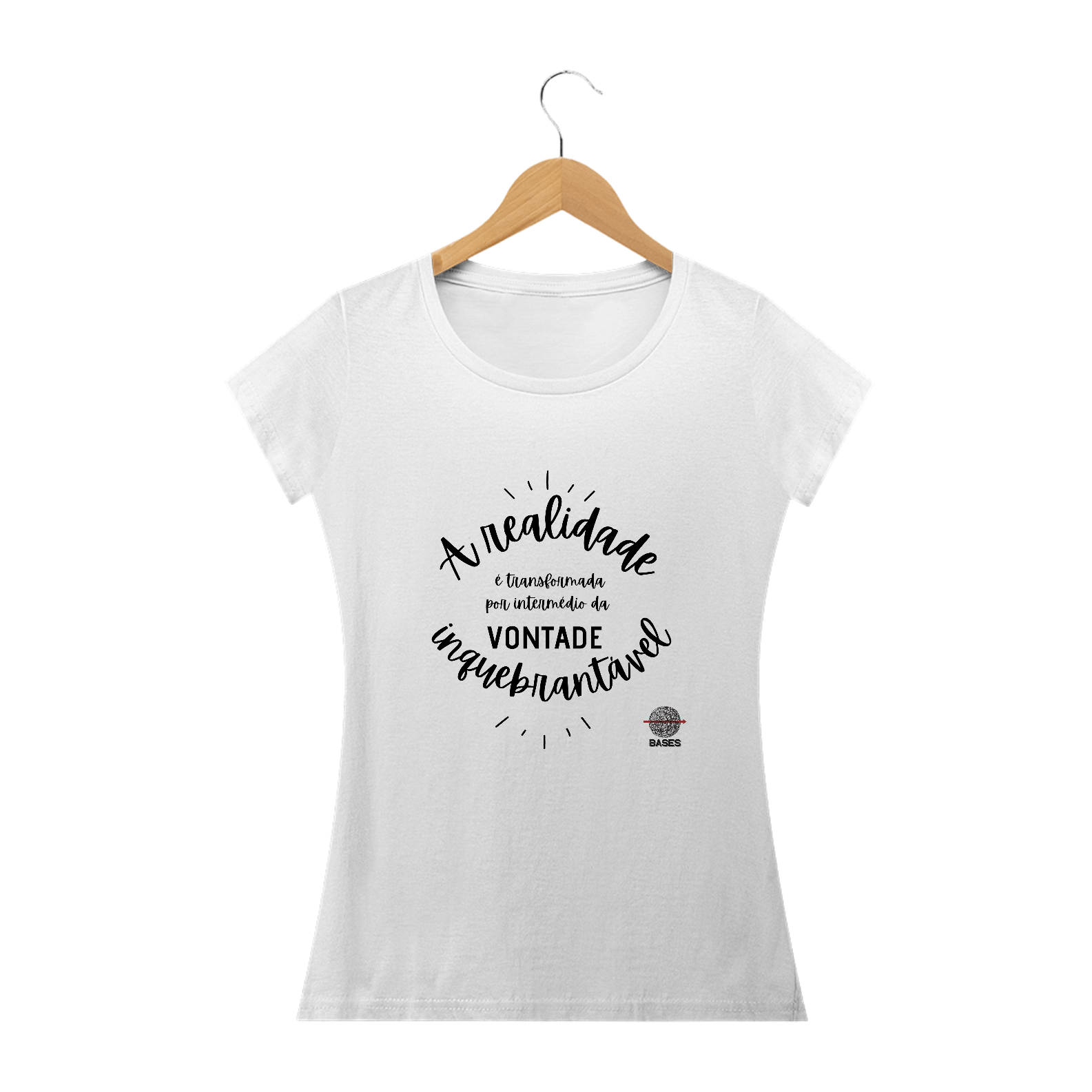 Camiseta - Baby Long - Vontade Inquebrantável