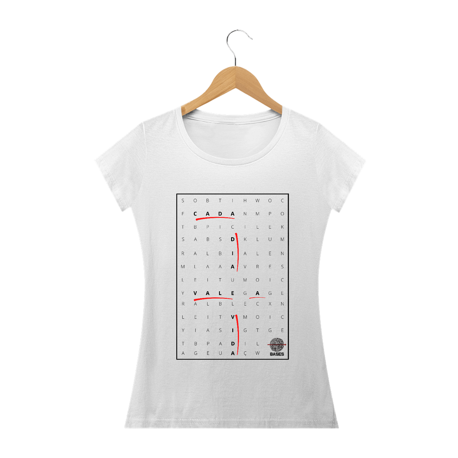 Camiseta Baby Long - Cada dia vale a vida