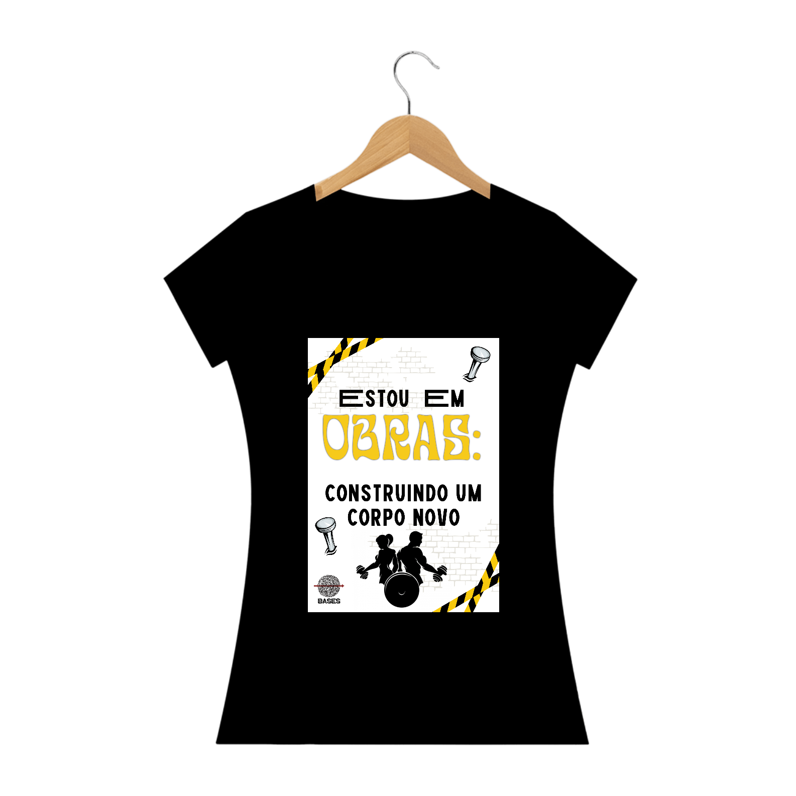 Camiseta Baby Long - Em Obras
