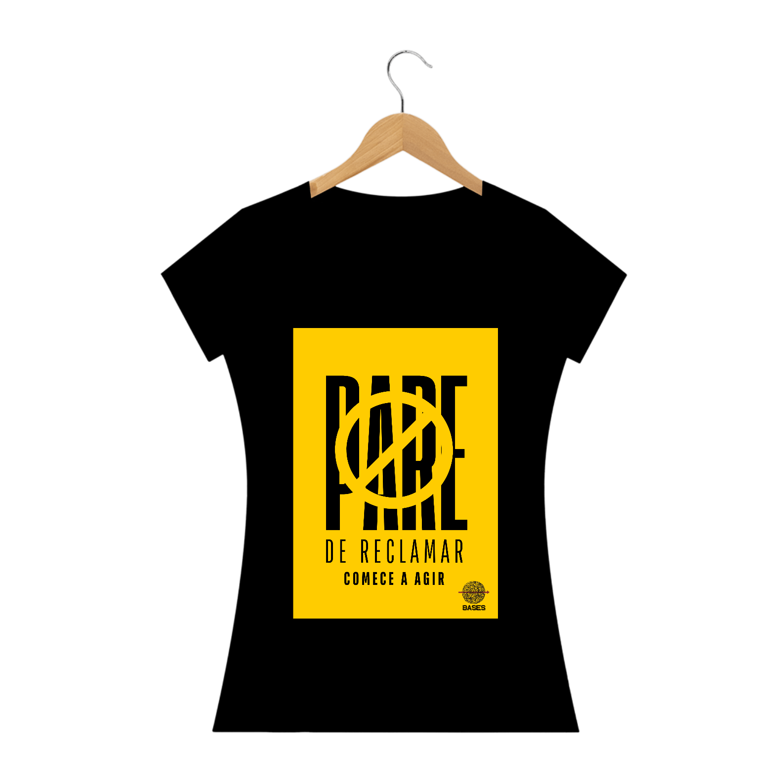 Camiseta Baby Long - Pare de Reclamar