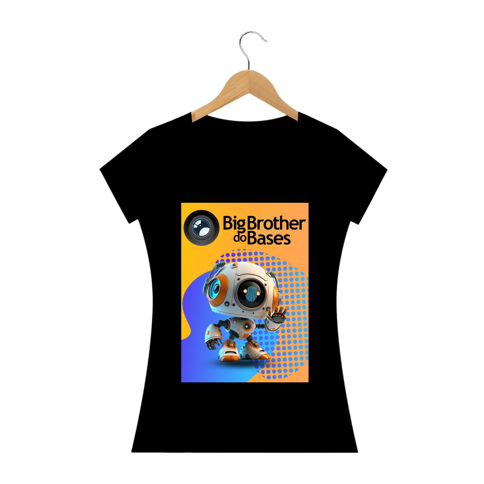 Camiseta Baby Long BBBases - Robô (B)