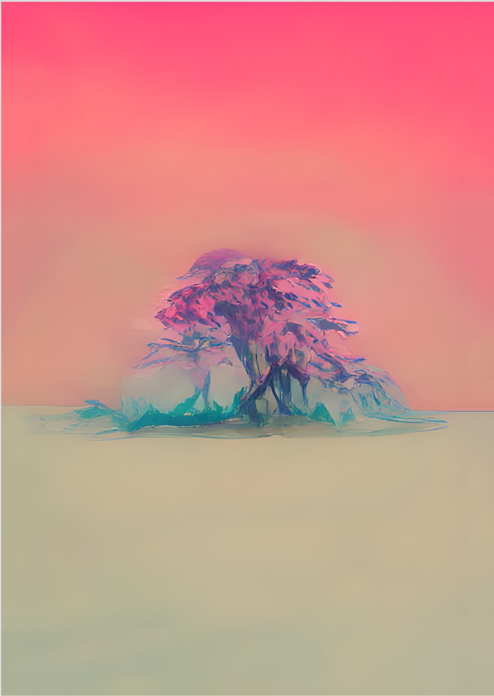 Poster Degradee Arvore