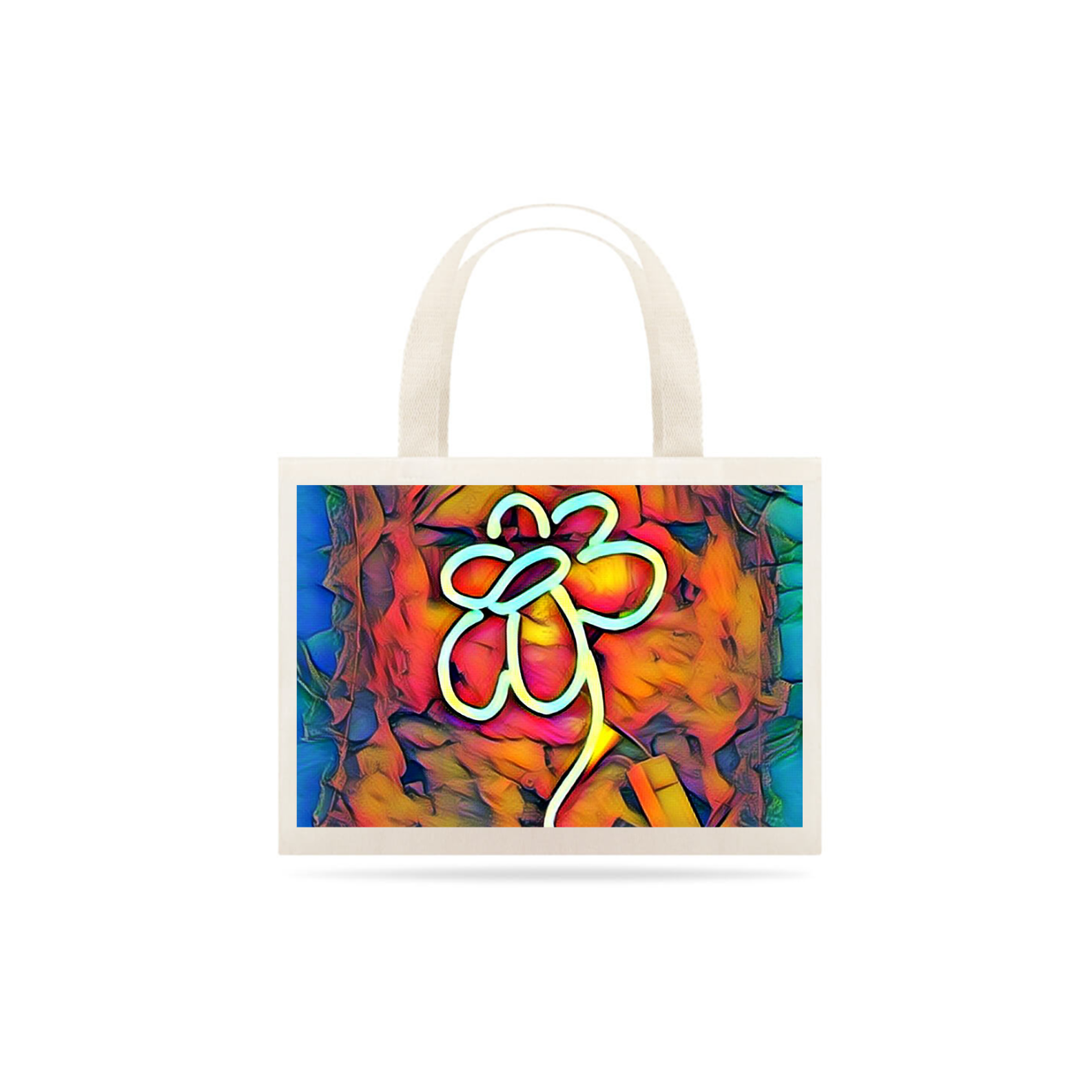 Ecobag Flor neon