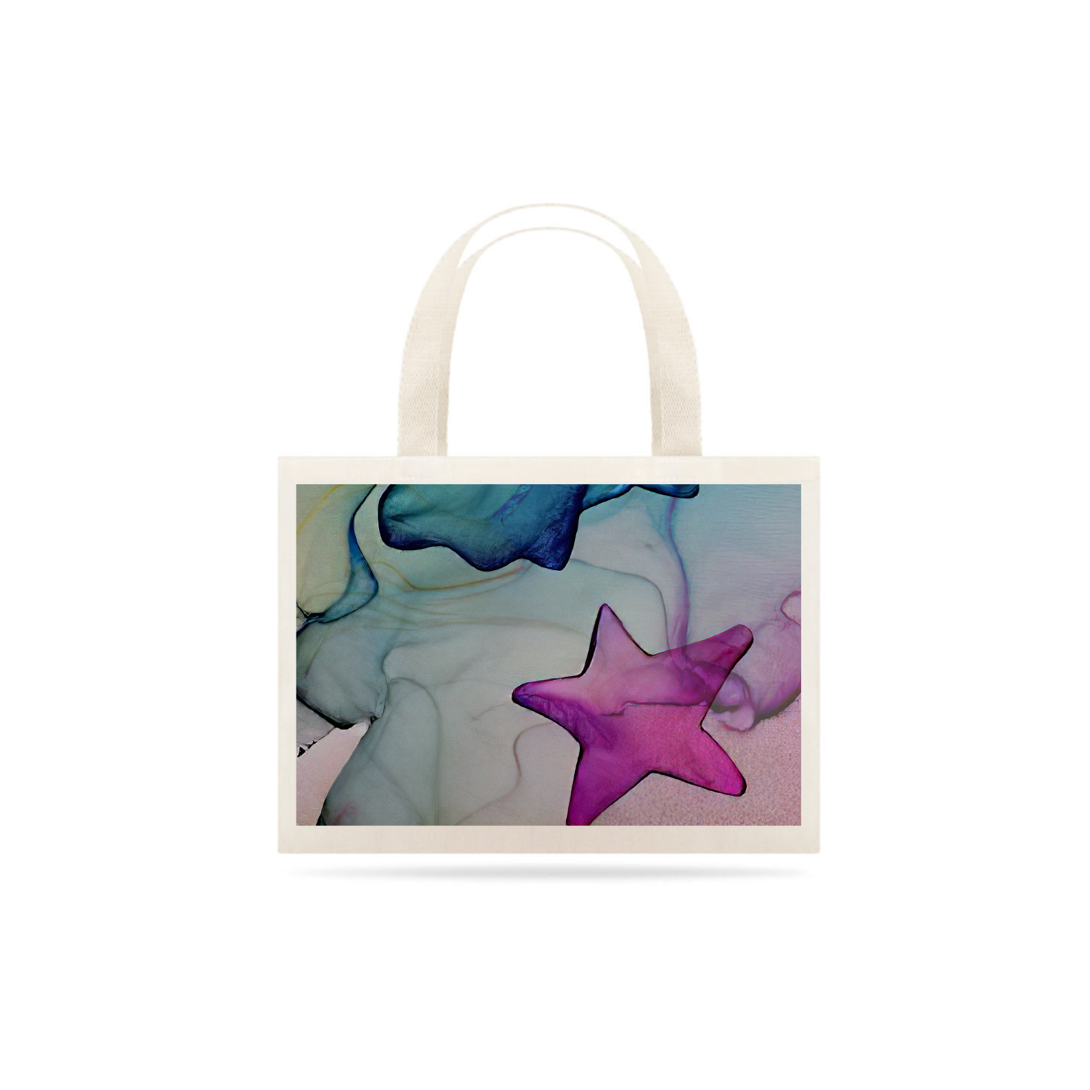 Ecobag Estrela Aquarela