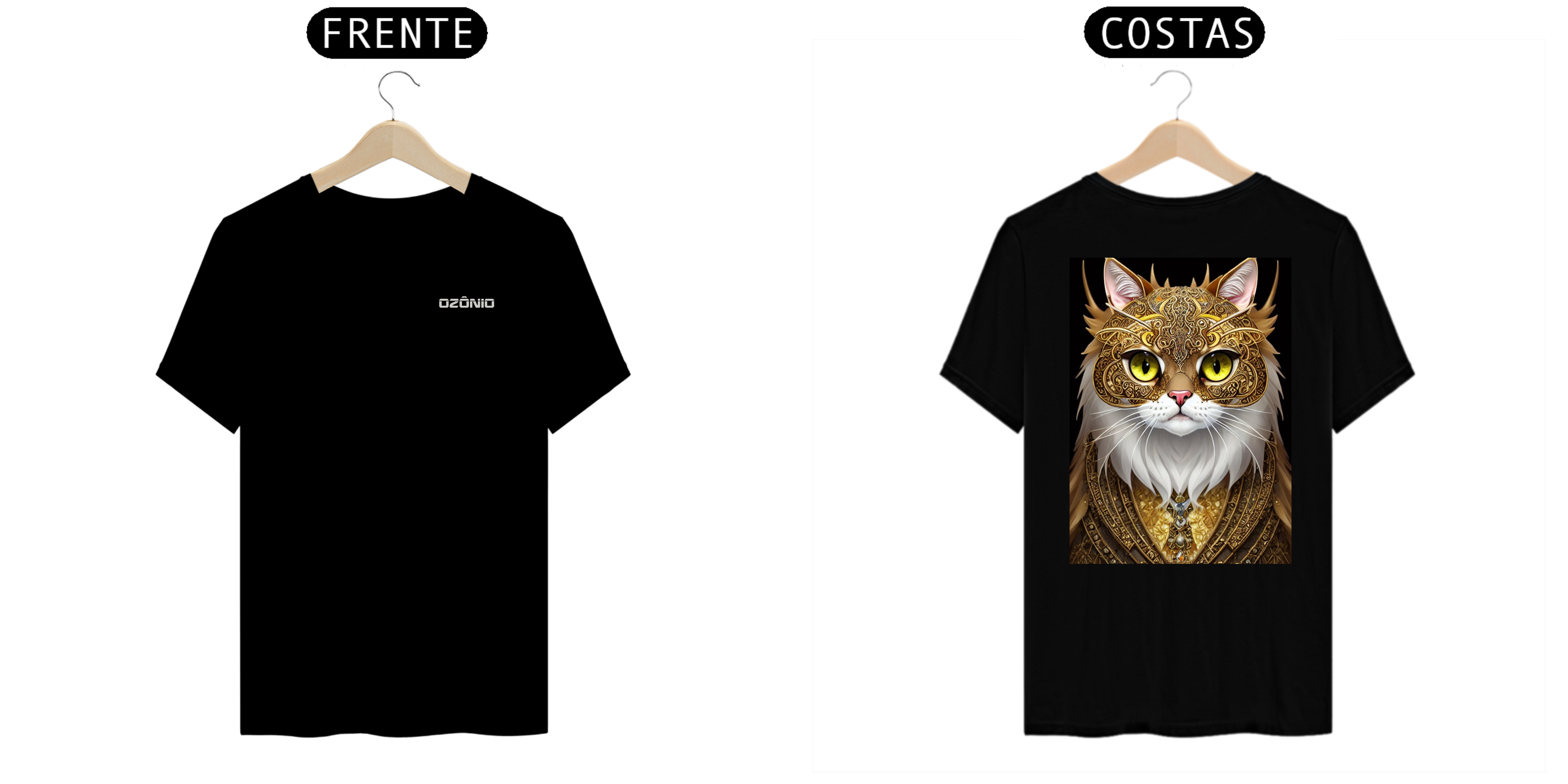 Camiseta Masculina Cat Collection