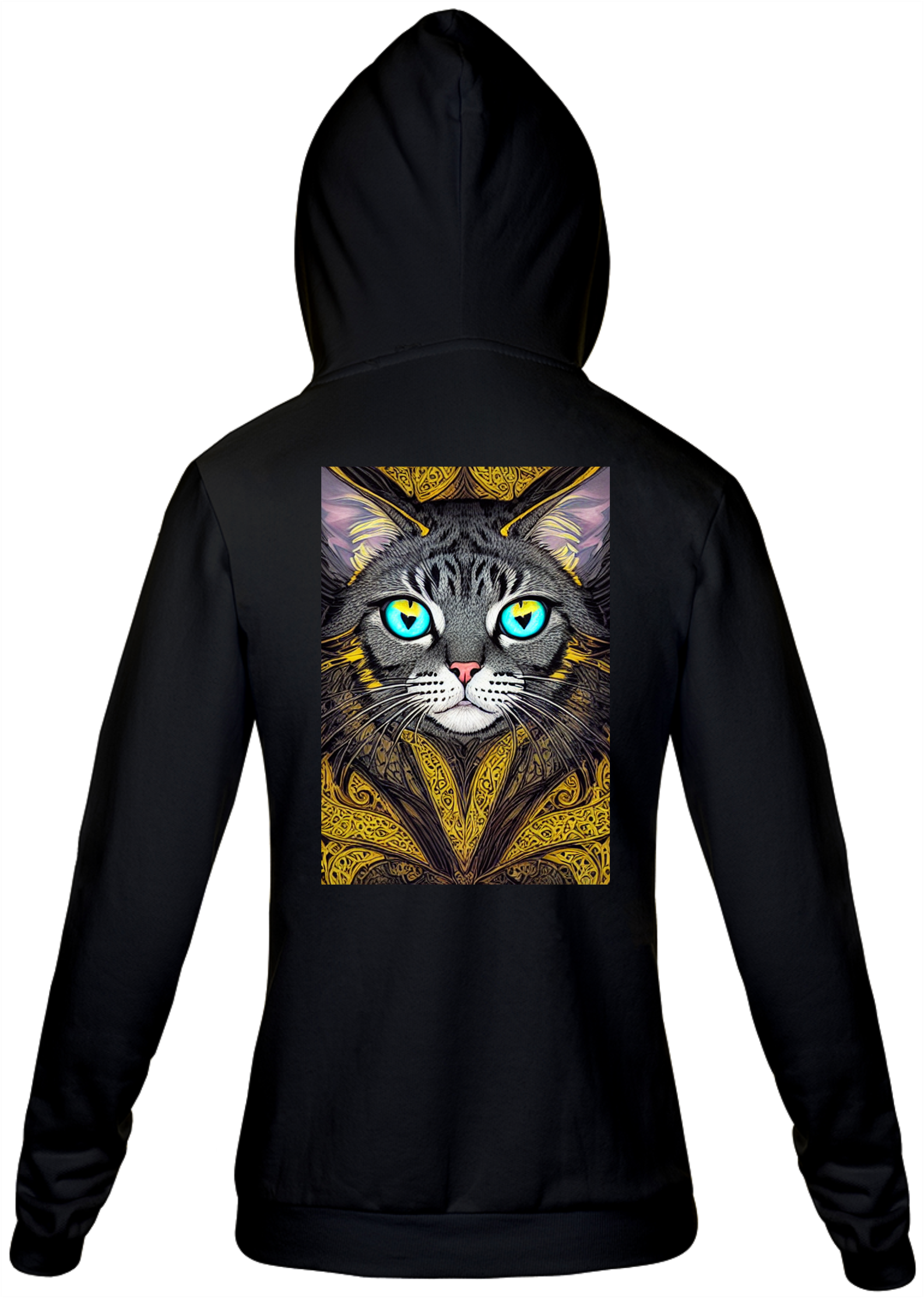 Moleton com Ziper Unissex Cat Collection03 