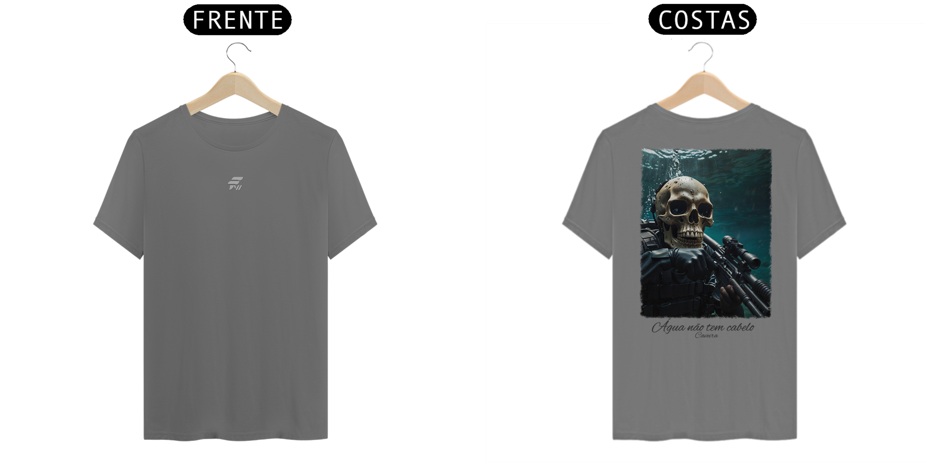 Camisa estonada água não tem cabelo caveira 02