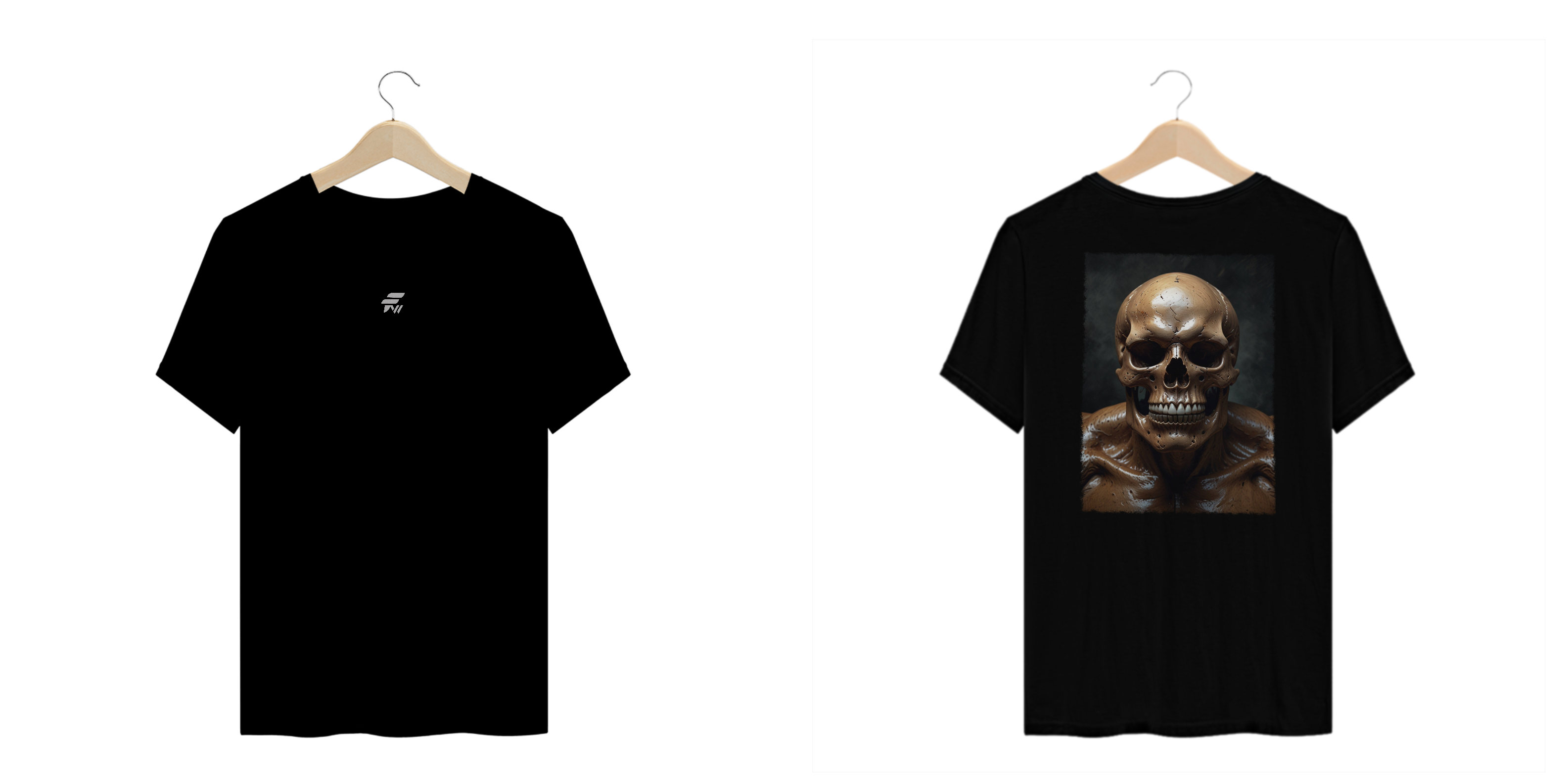 Camisa Plus Size Caveira Treino