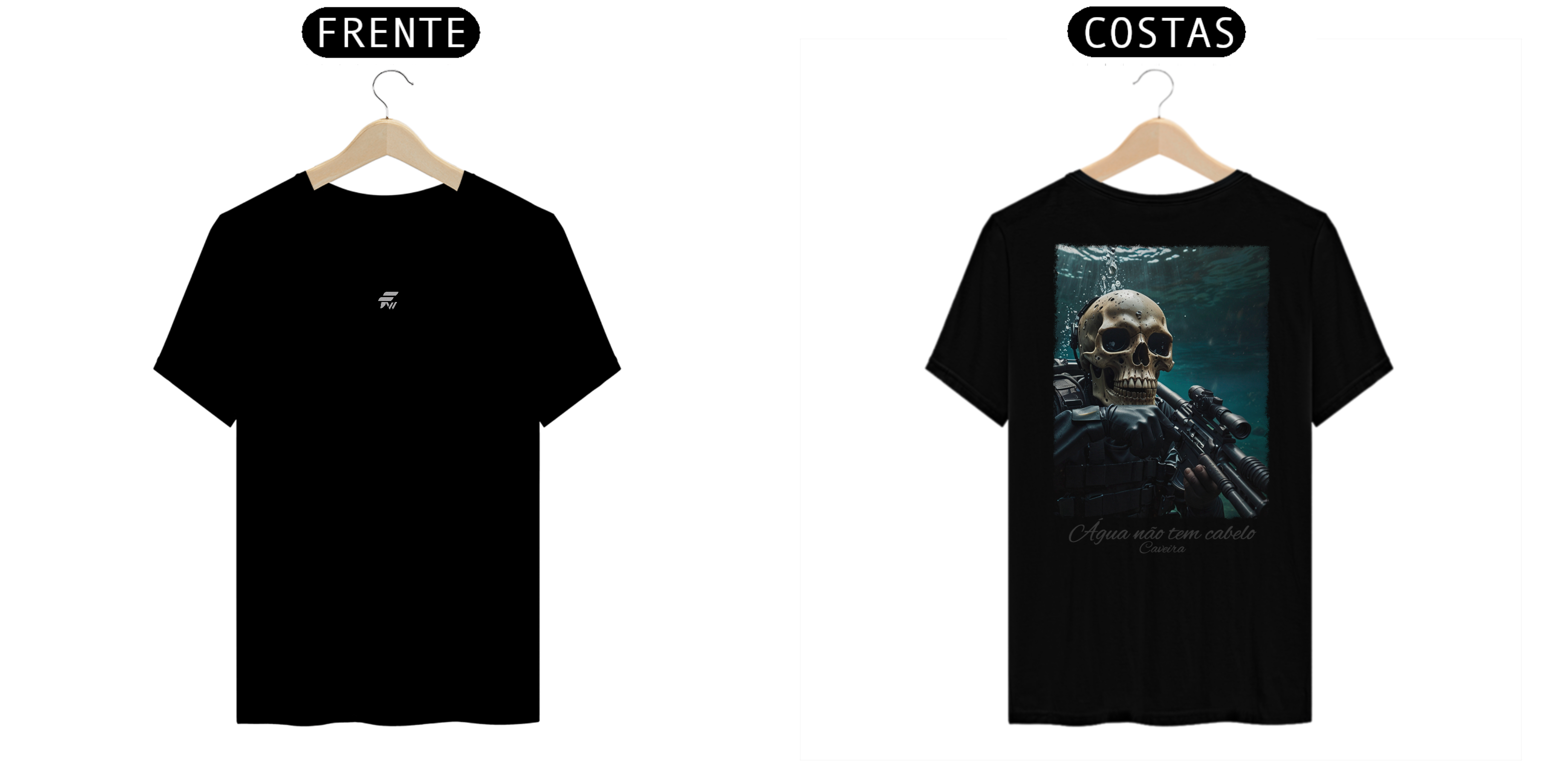 Camisa Quality Água não tem cabelo caveira 02