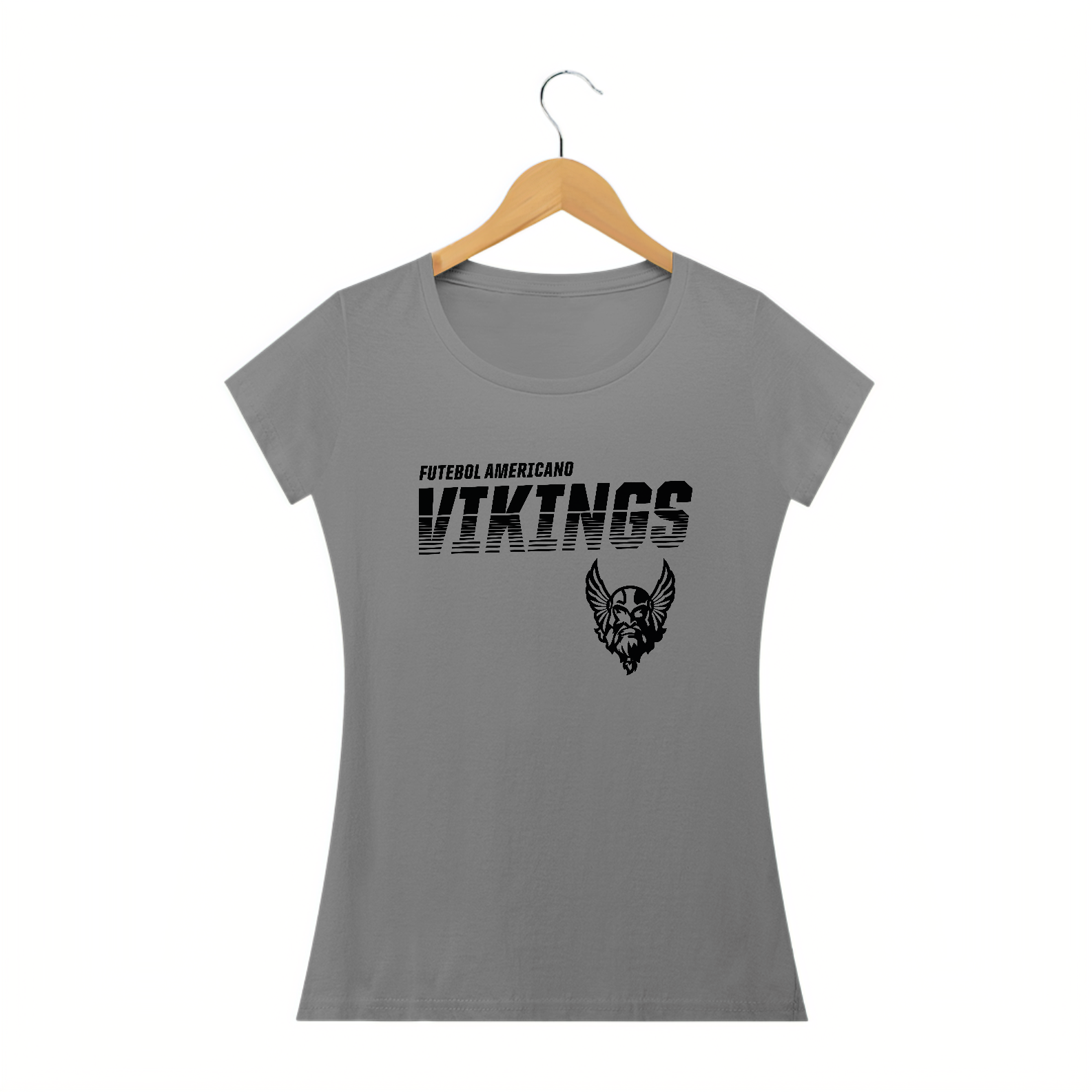 Camiseta Baby Long Futebol Americano Vikings