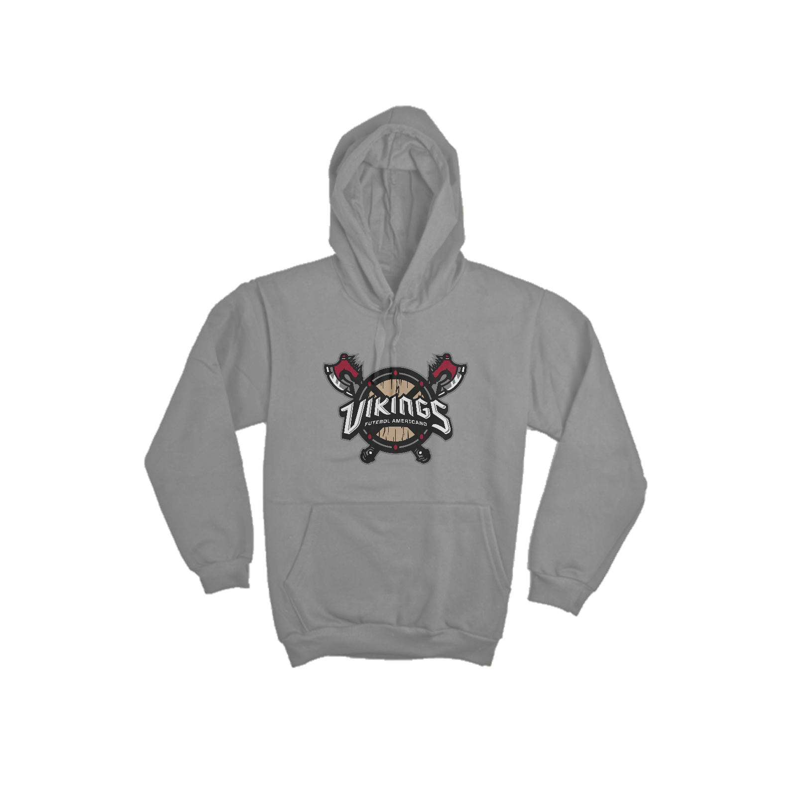 Blusa Moletom Canguru Escudo Vikings