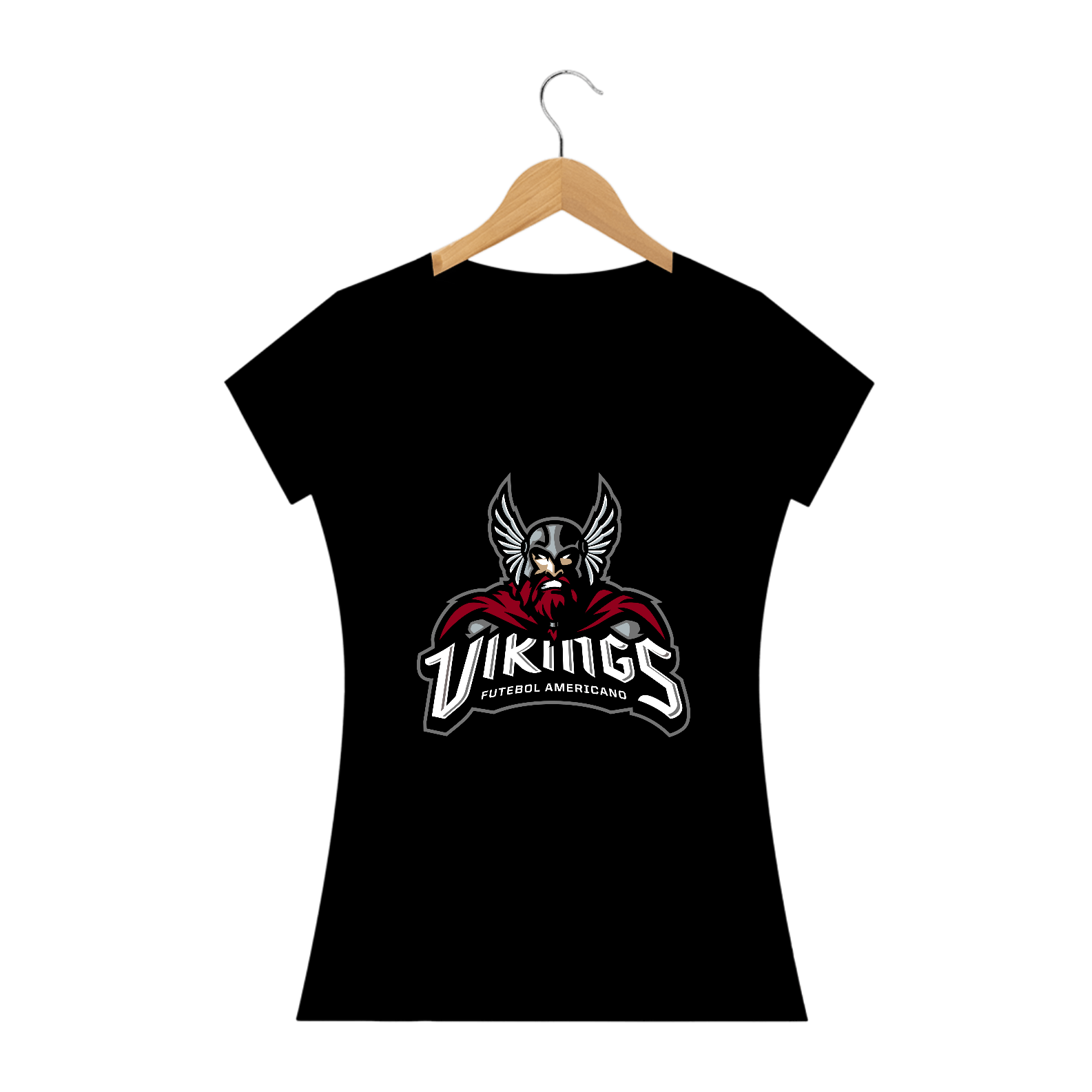 Camiseta Baby Long Vikings Busto