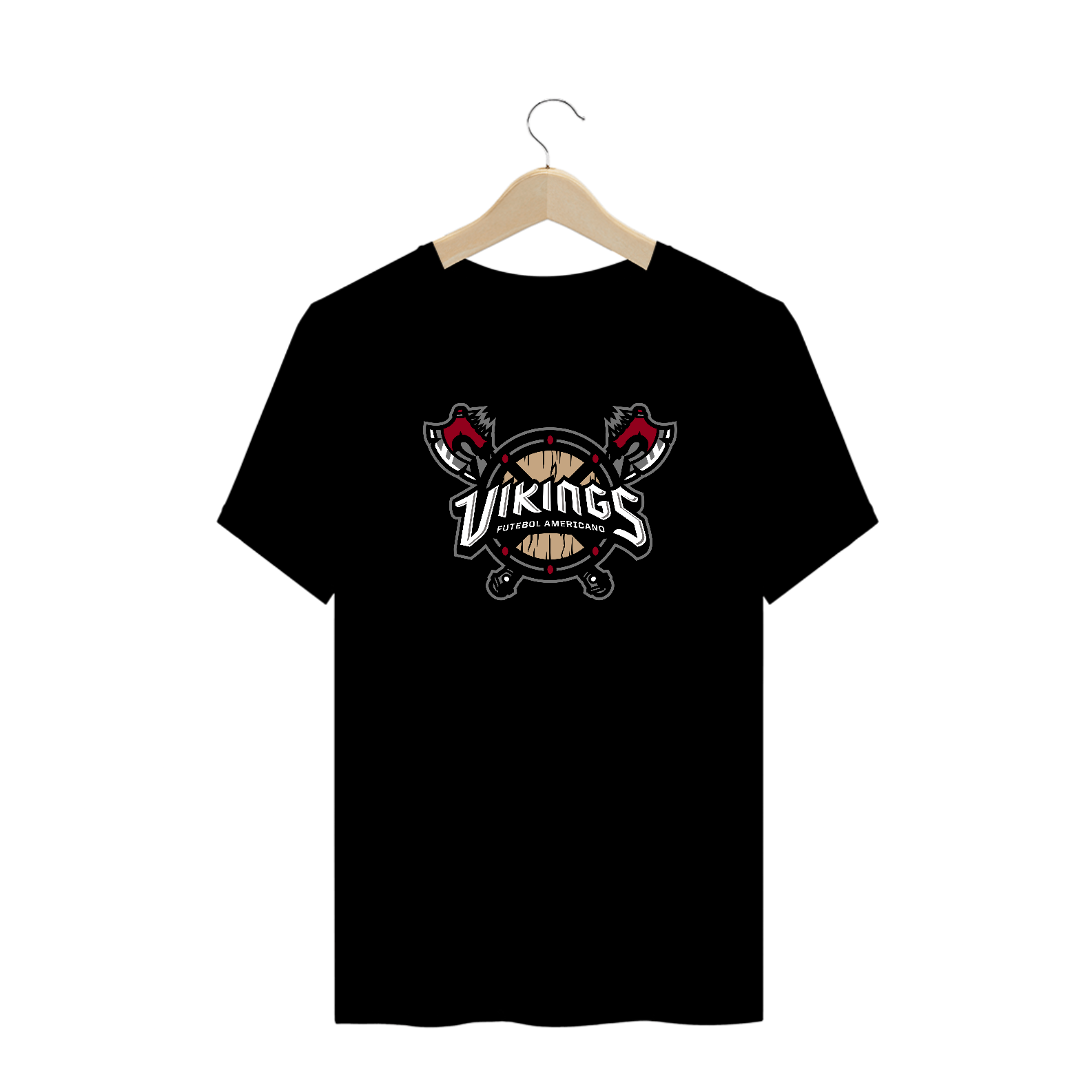 Camiseta Vikings Escudo Plus Size
