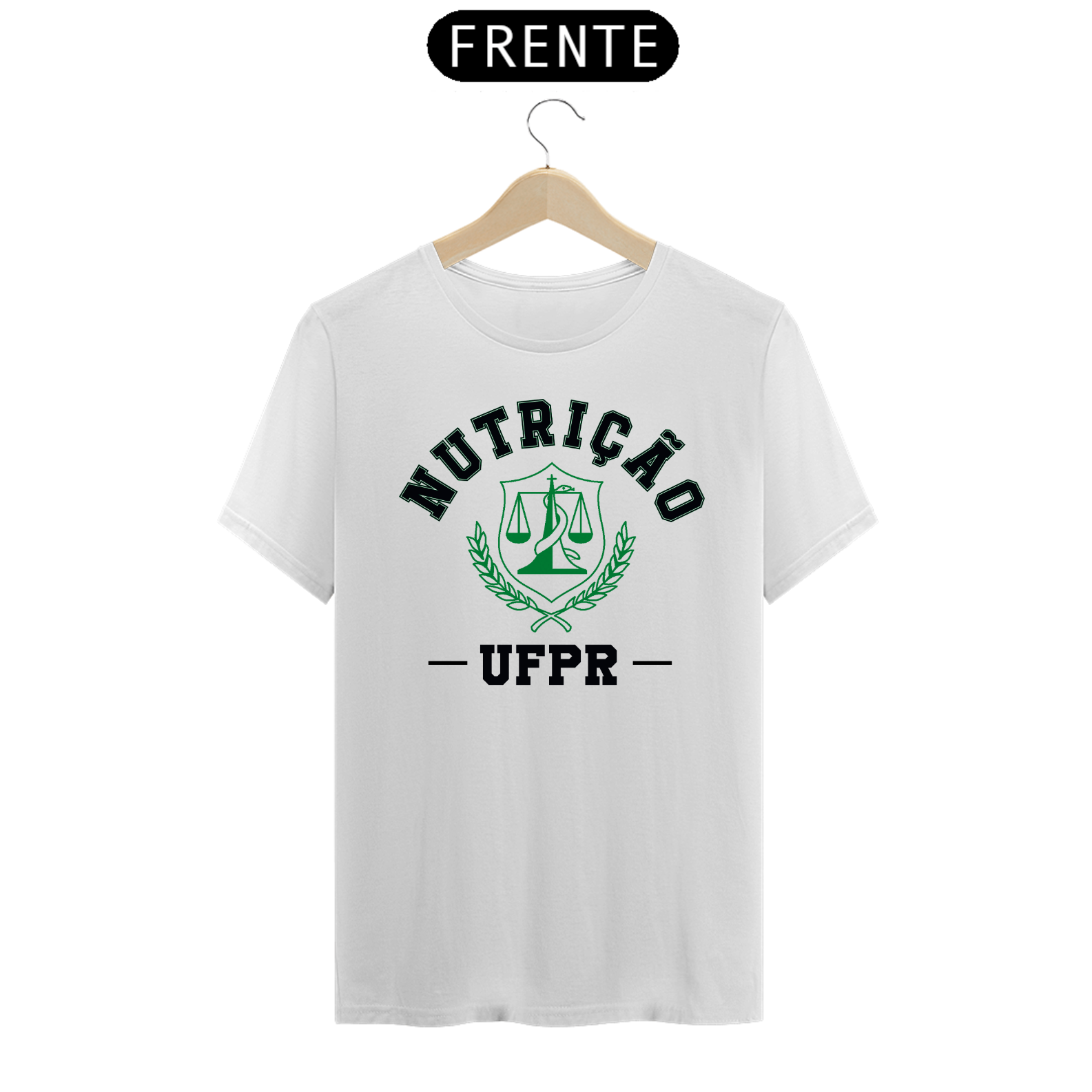 T-Shirt Quality - UFPR Nutrição (Cores claras)