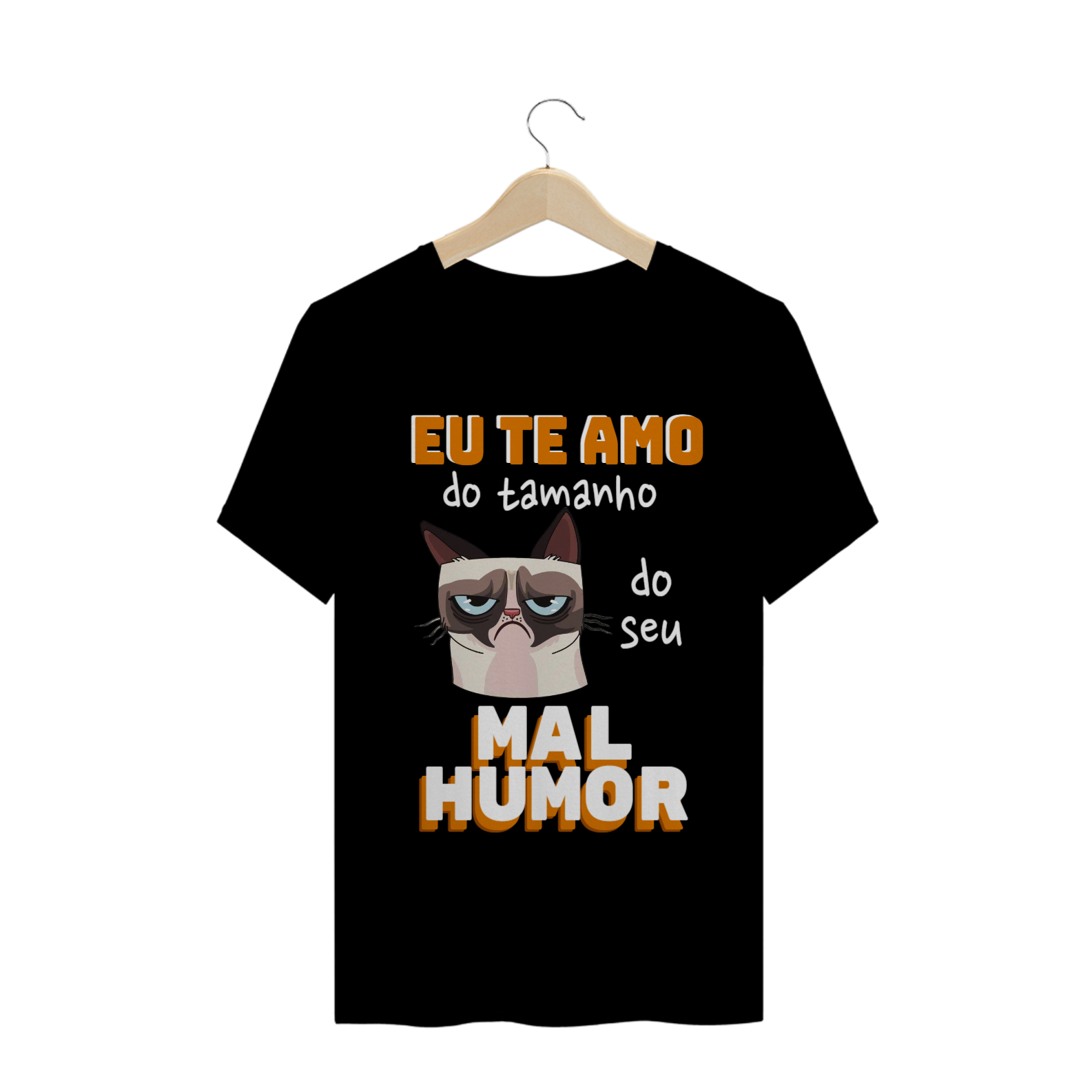 T-shirt Masculina Preta e Colorida 