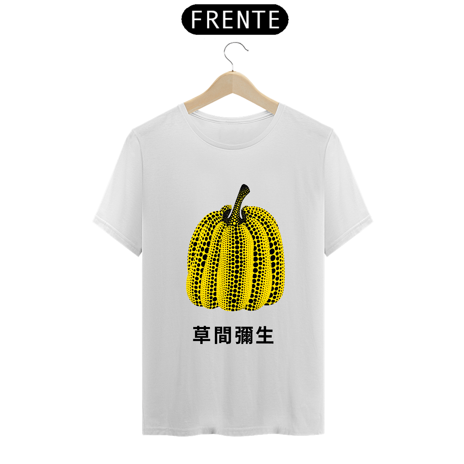 Camiseta Yayoi Kusama Abobora 100% algodão prime