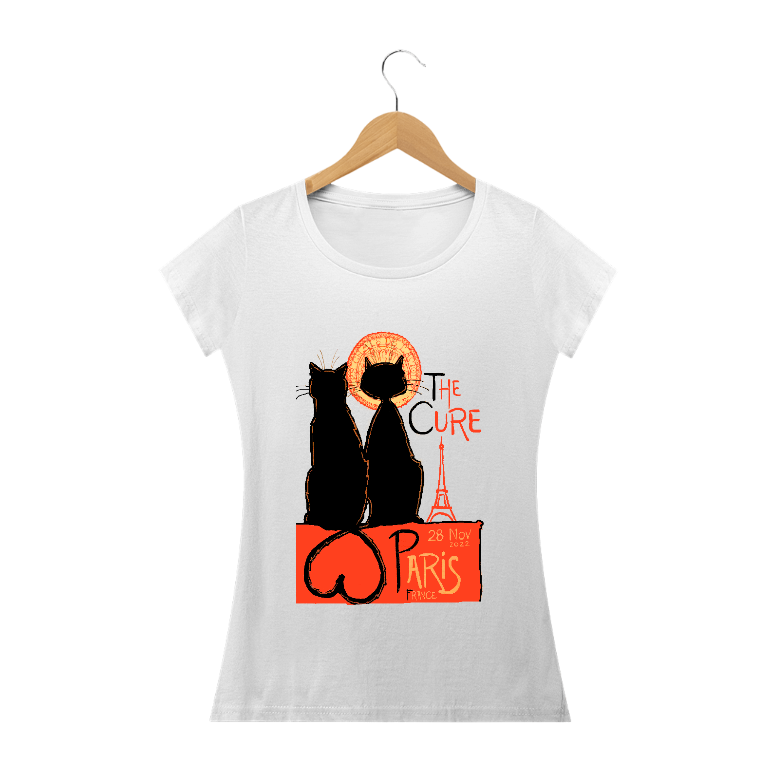 Camiseta Baby Look The Cure 2022 - 100% Algodão Prime
