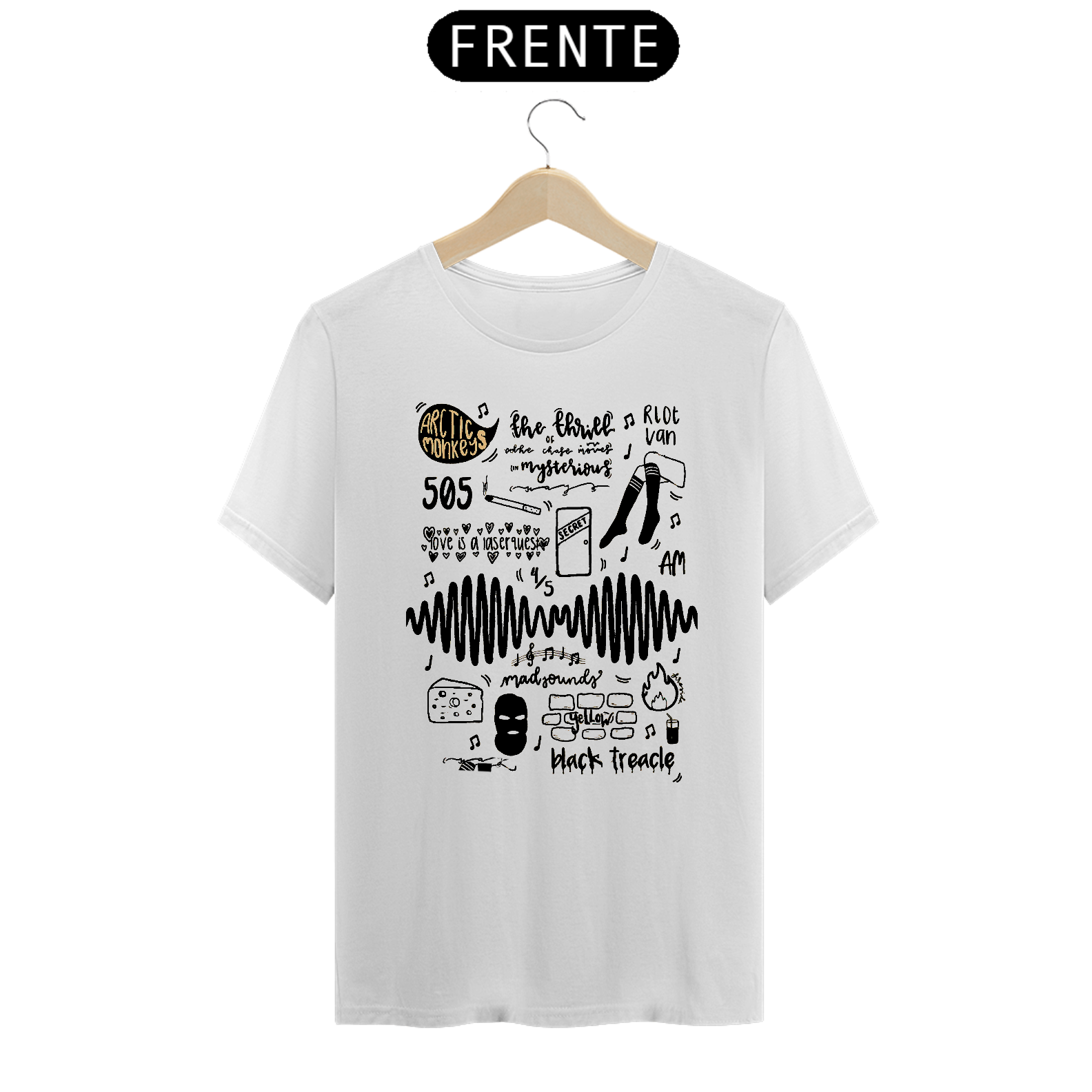 Camiseta Arctic Monkeys quality  