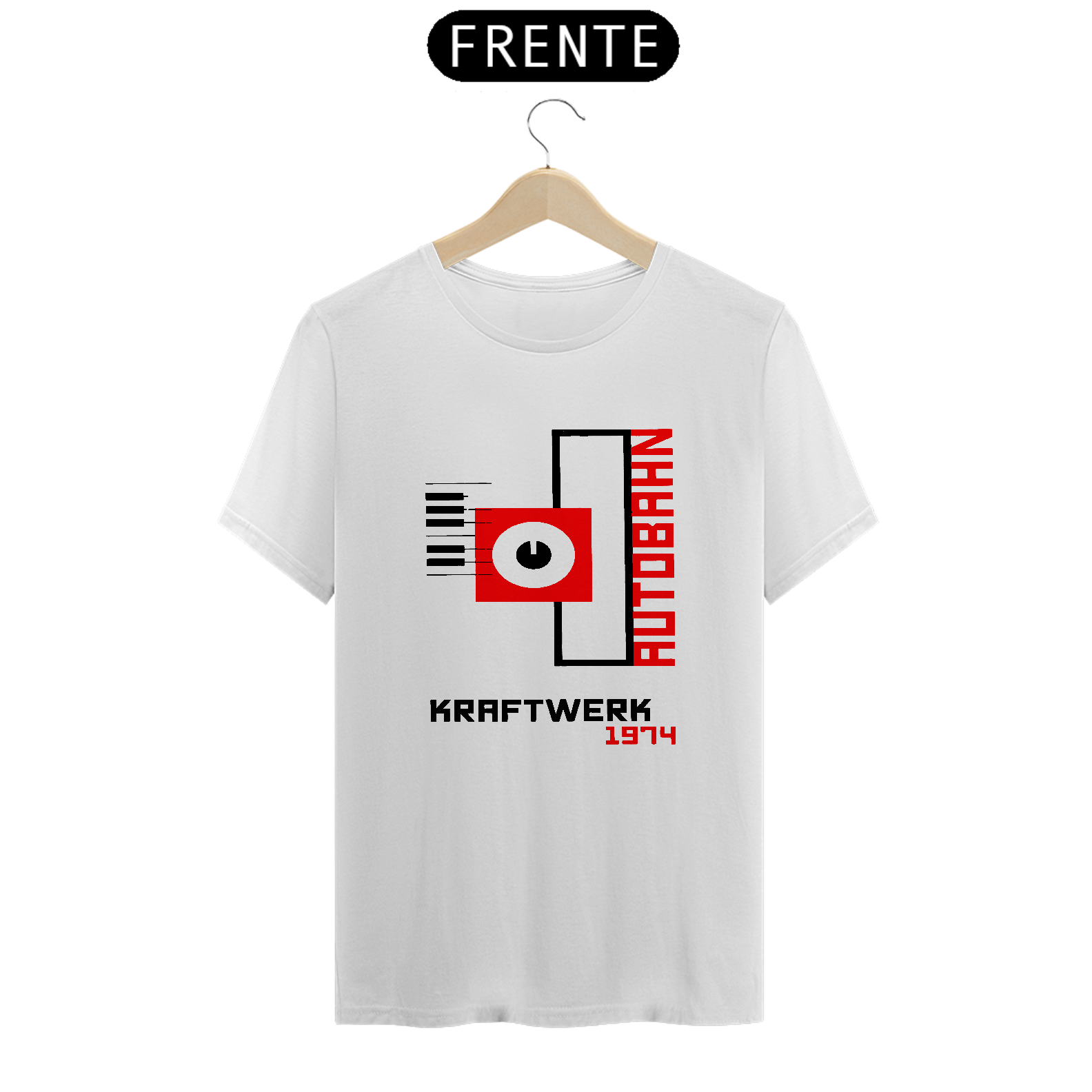 Camiseta Kraftwerk 1974 Algodão Quality