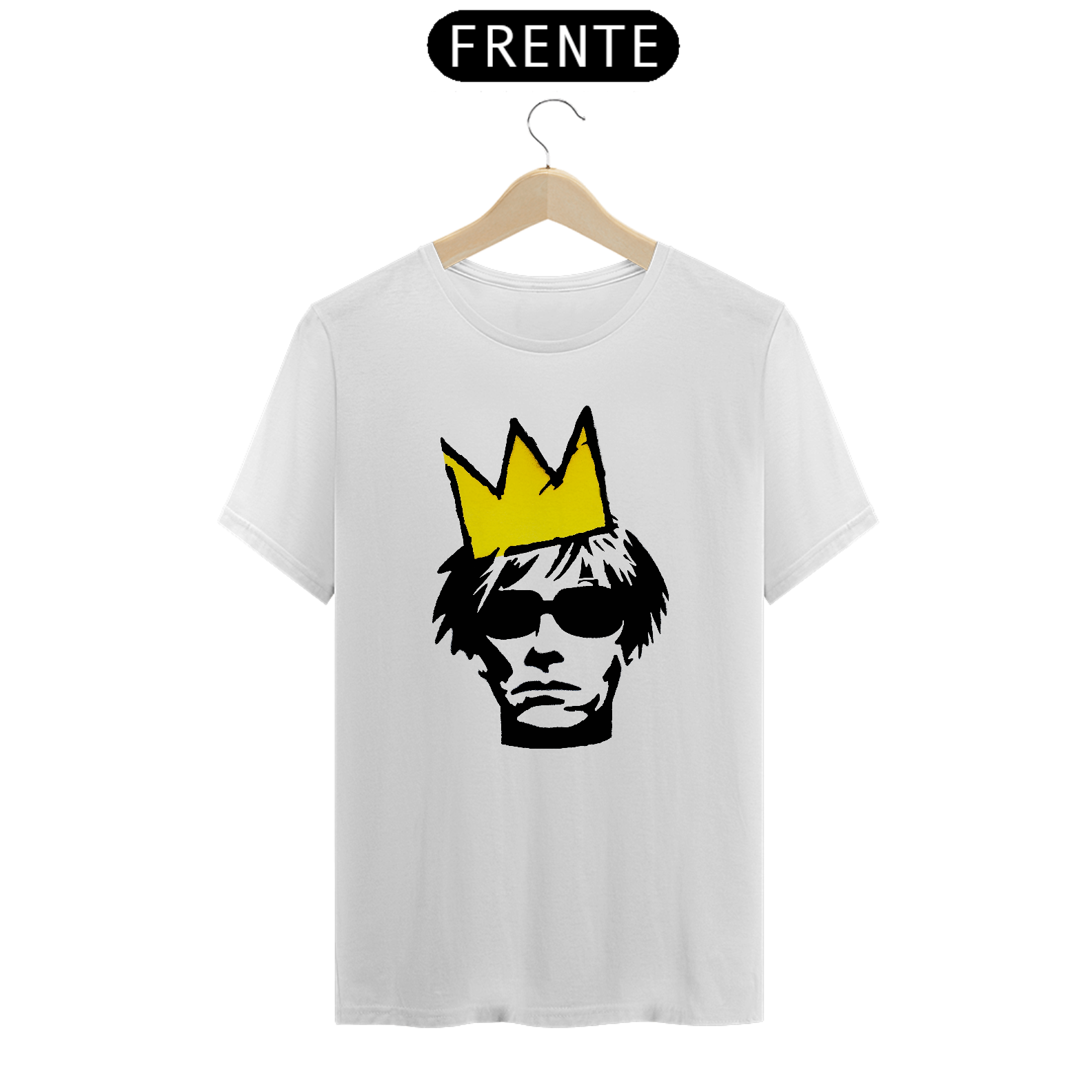 Camiseta Andy Warhol Coroa Algodão Prime