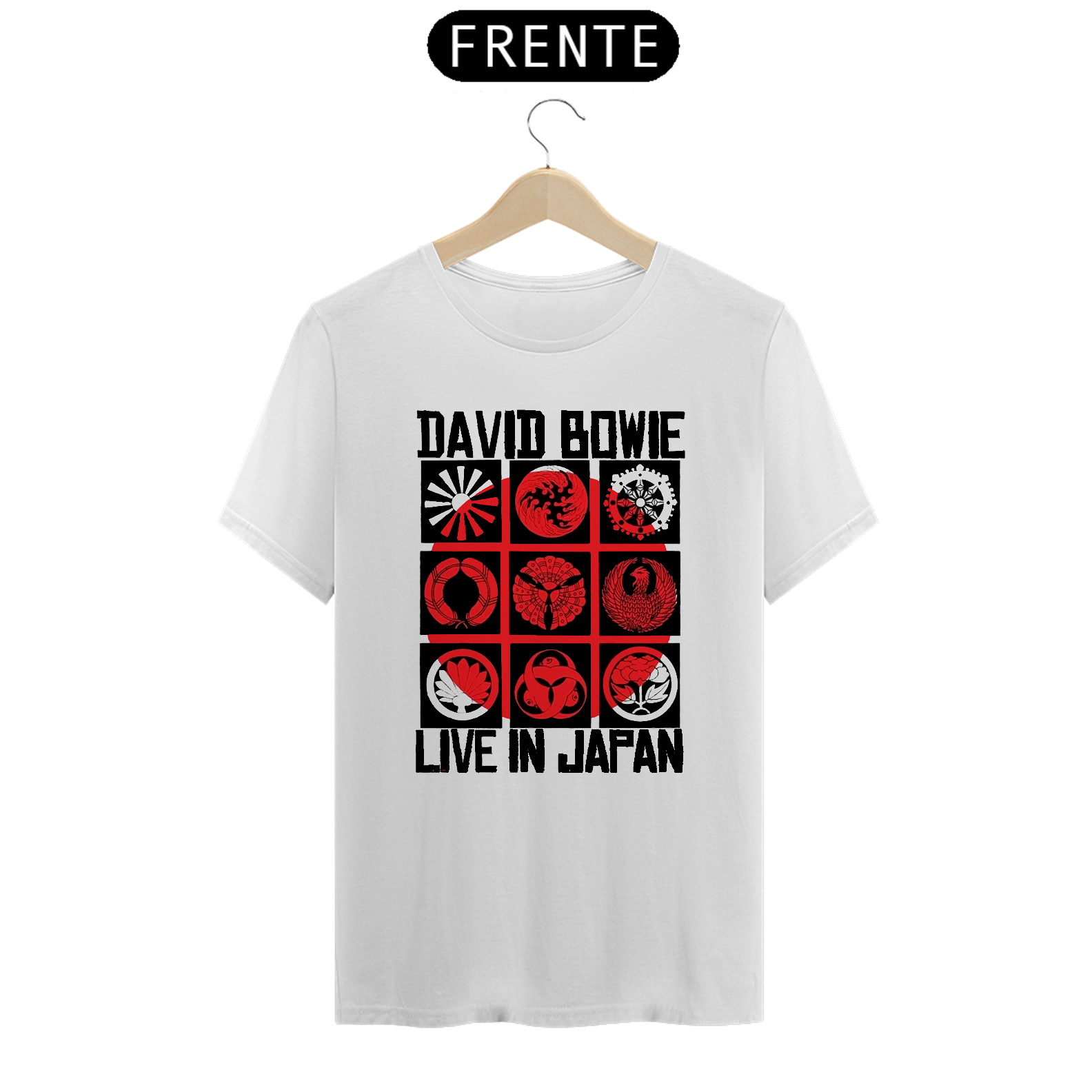 Camiseta David Bowie Japan Algodão Prime