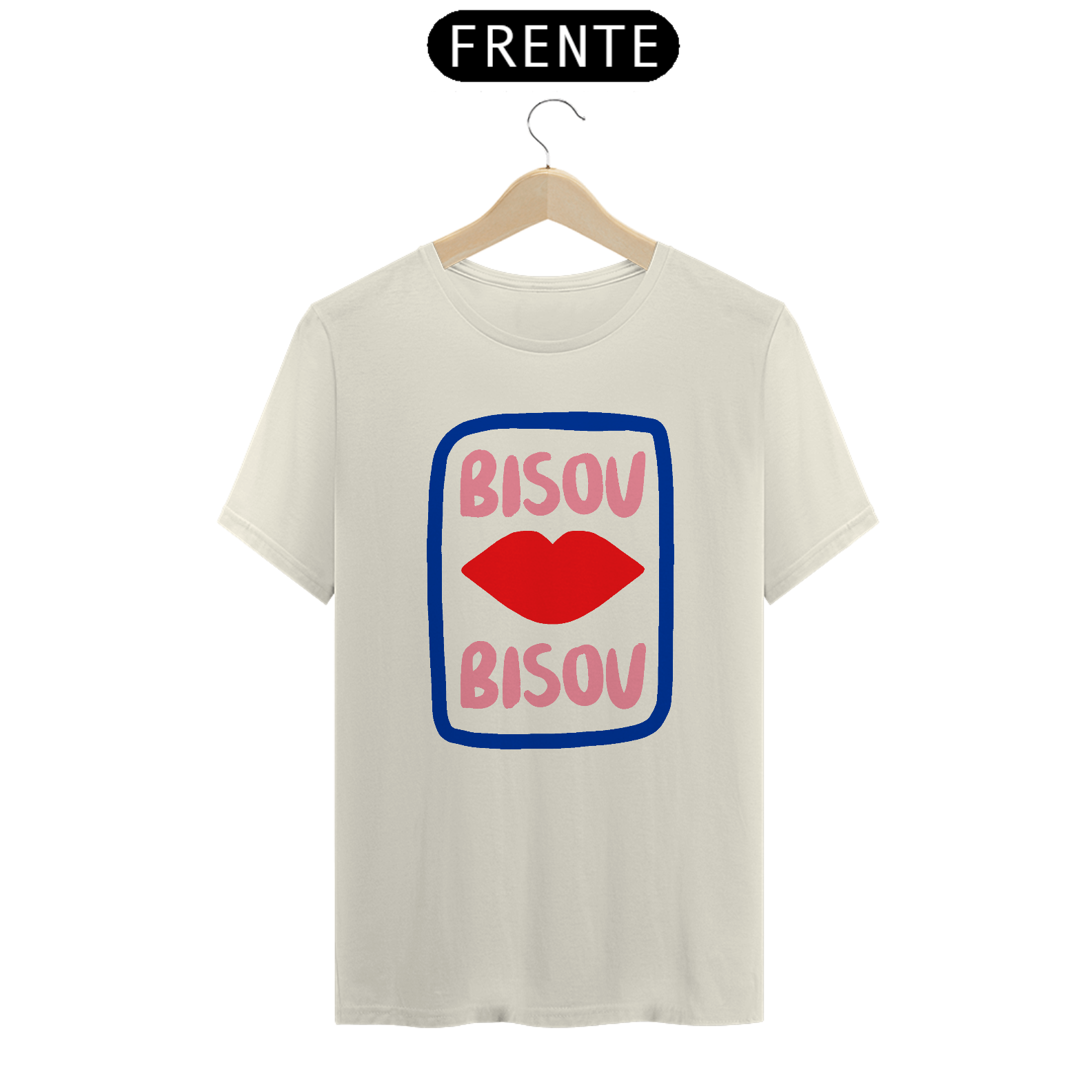 Camiseta Bisou Bisou Algodão Prime