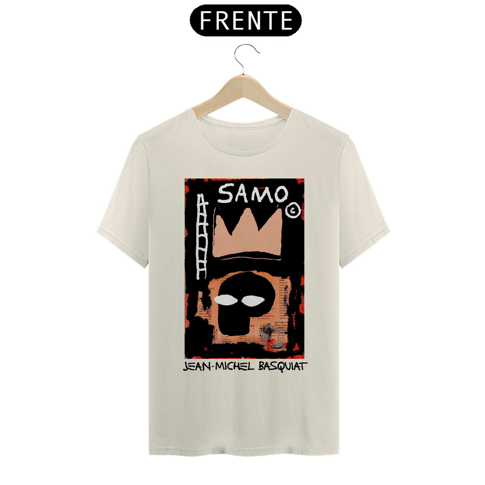 Camiseta Basquiat SAMO Algodão Prime