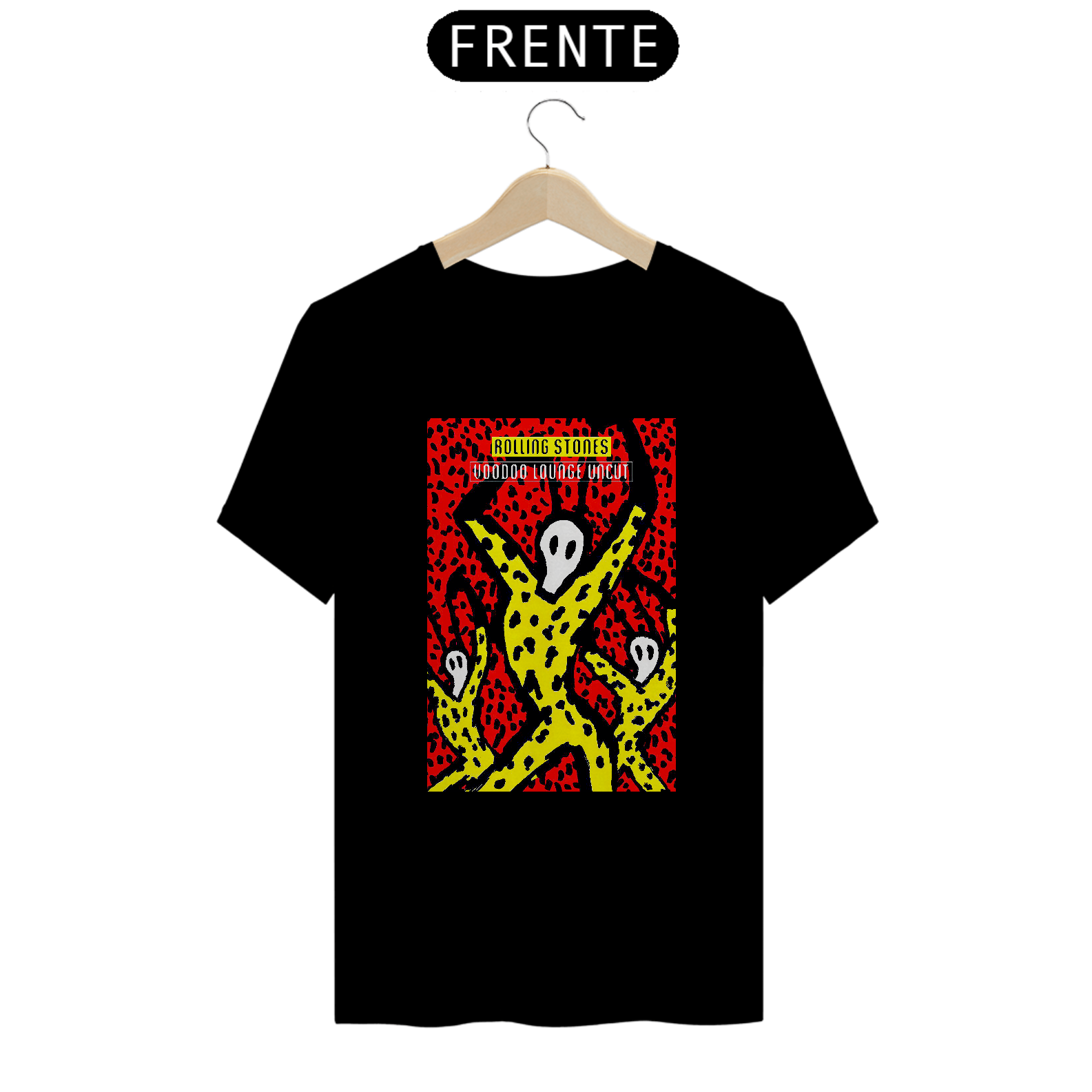 Camiseta The Rolling Stones Voodoo Lounge 100% algodão quality