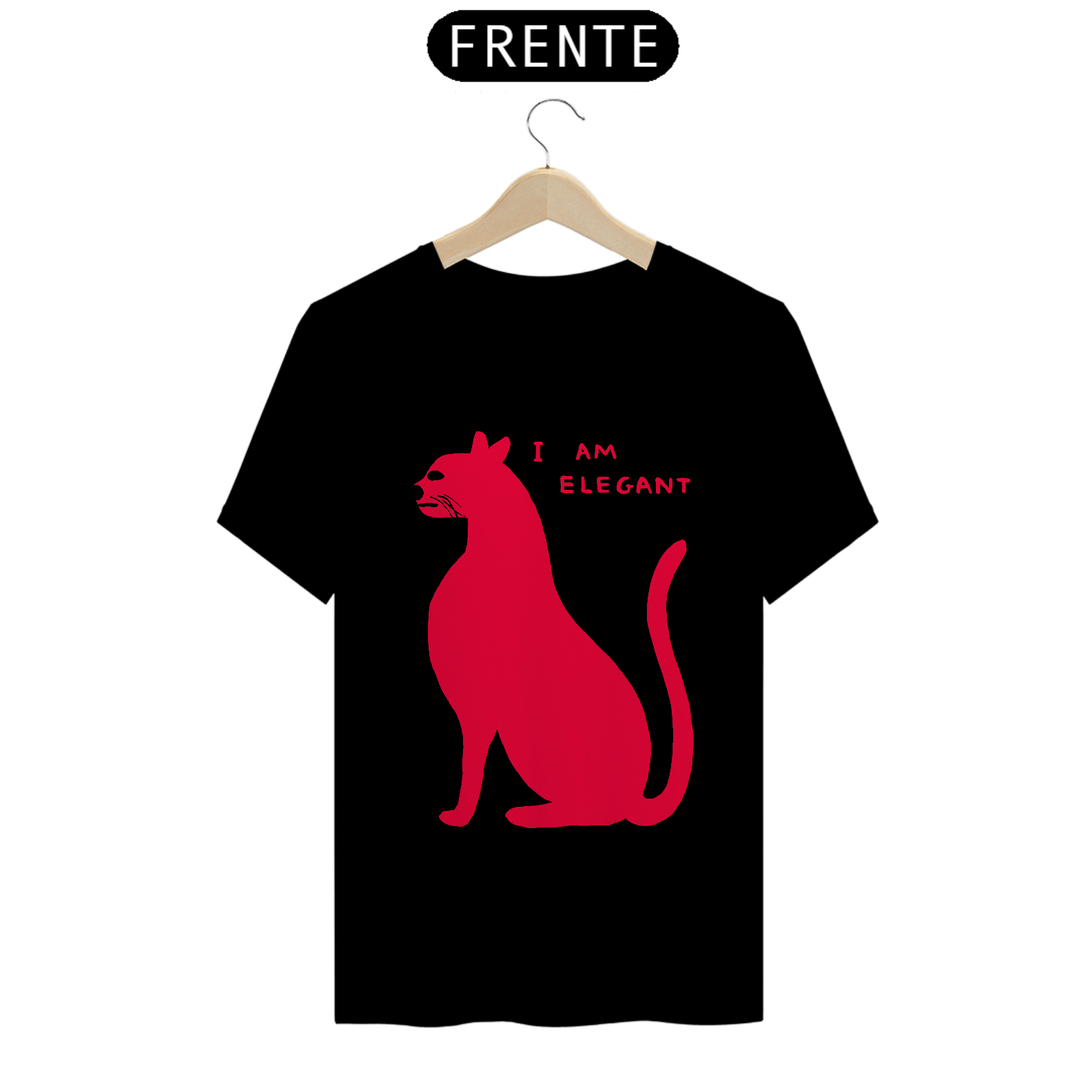 Camiseta John Gato Elegant 100% algodão quality