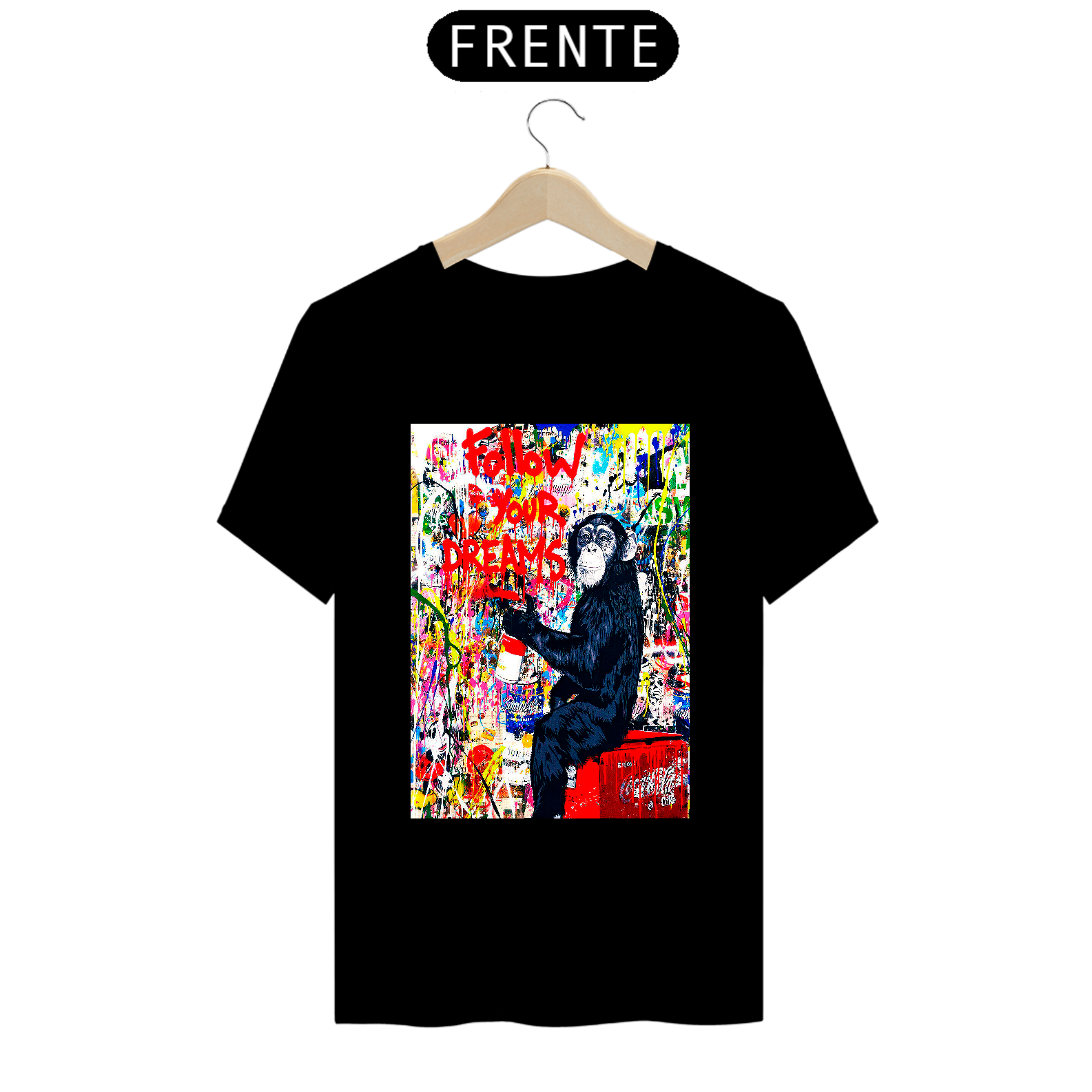 Camiseta Banksy Dreams Algodão Prime