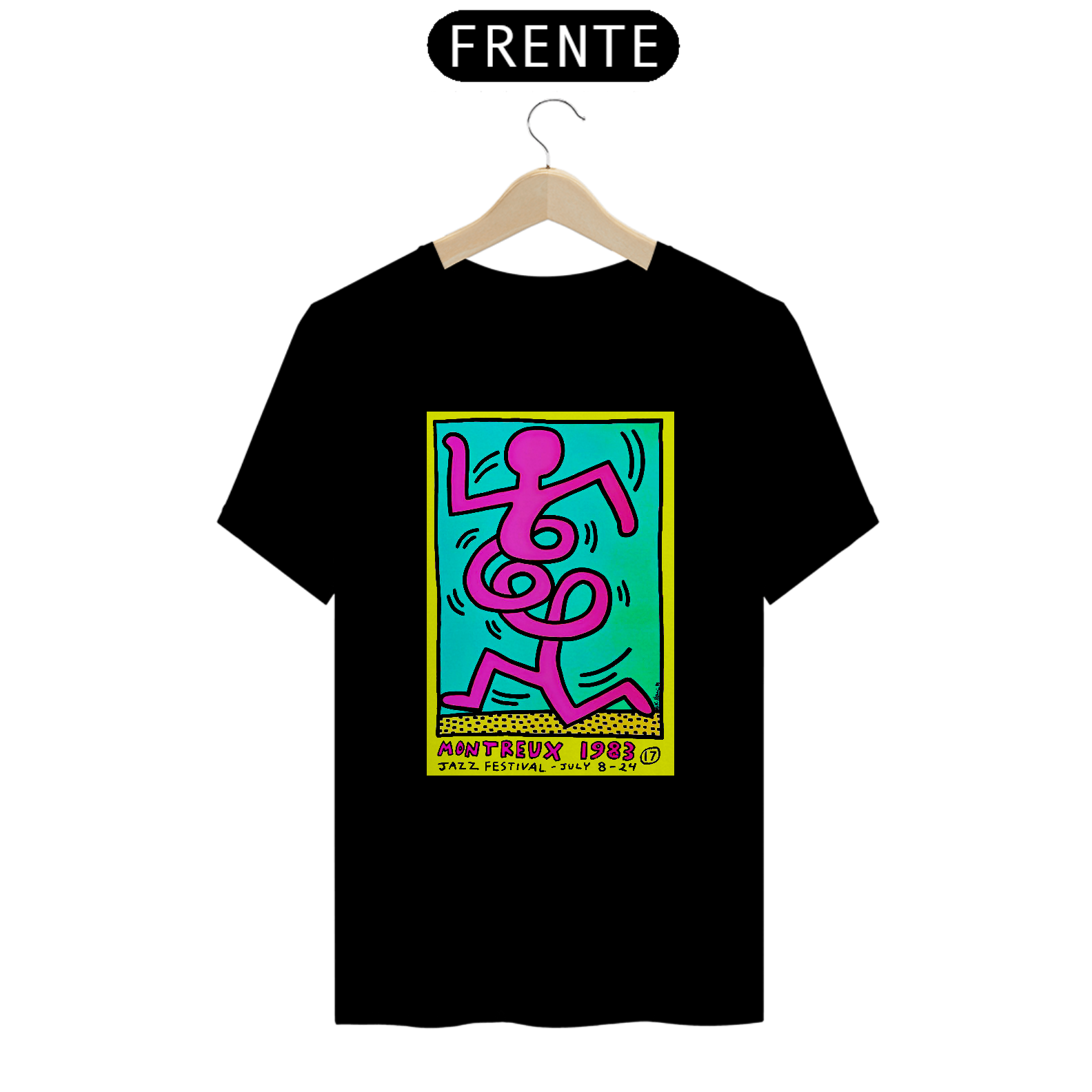 Camiseta Keith Haring Montreux Algodão Prime 