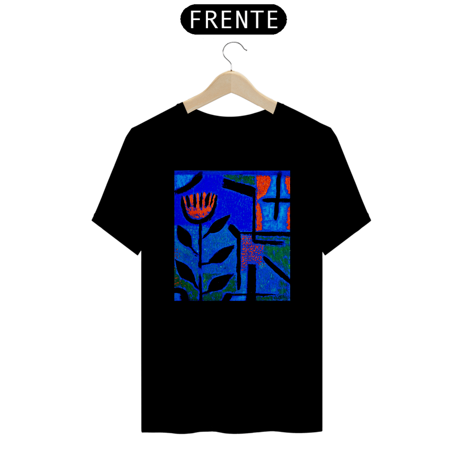 Camiseta Paul Klee Flower Algodão Prime