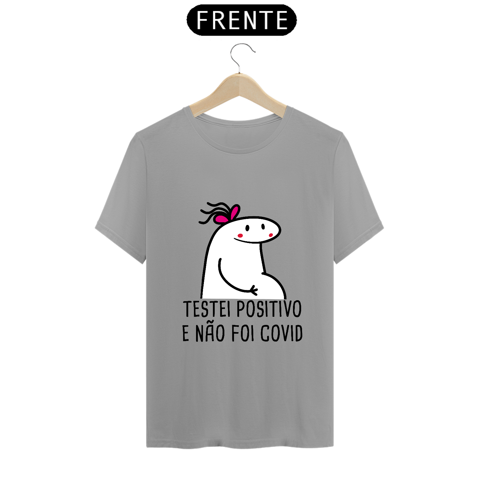 T-Shirt Q -  Testei positivo e não foi covid