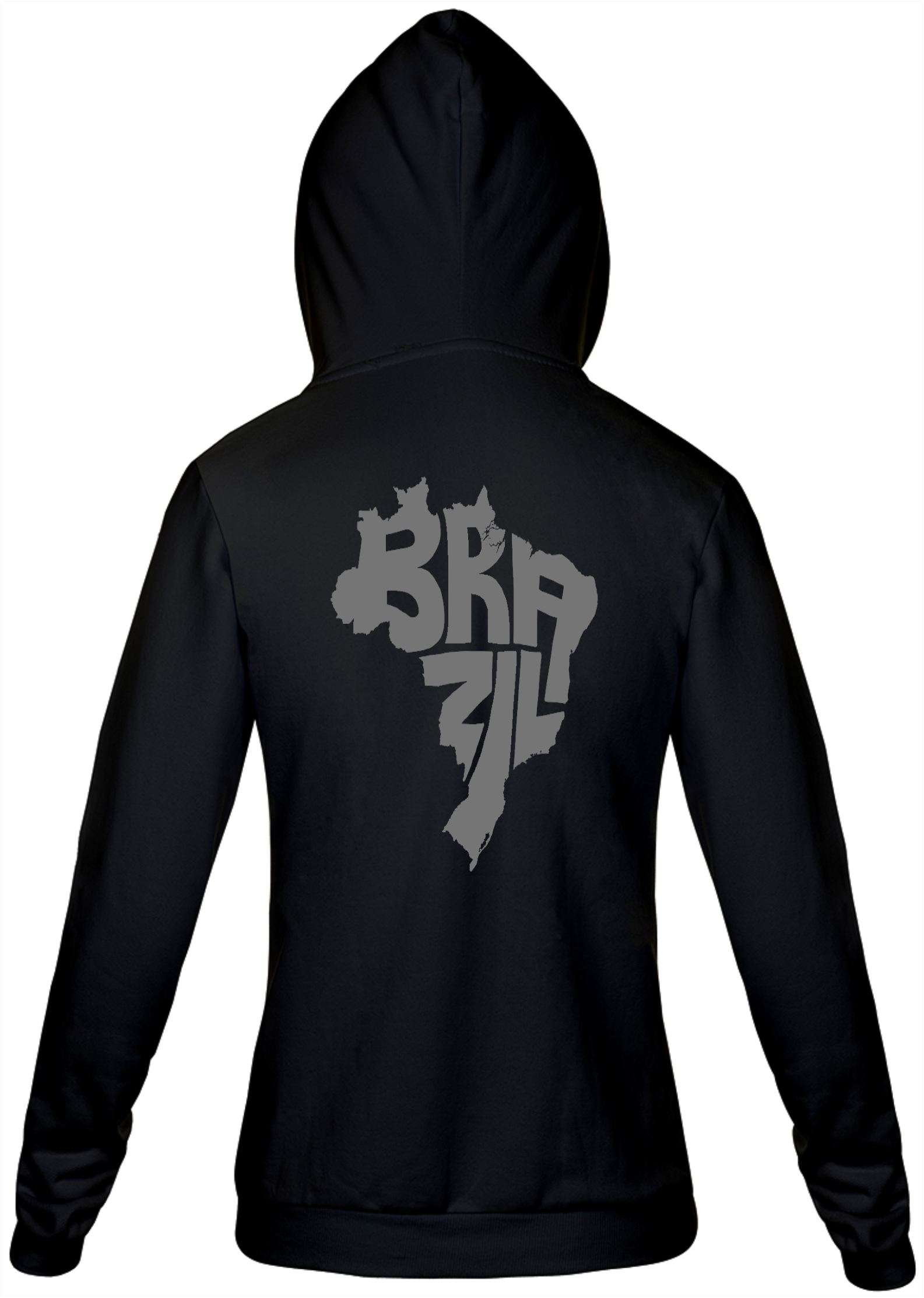 Nome do produto  Moletom Com Zíper Unissex-Personalizado-Brasil