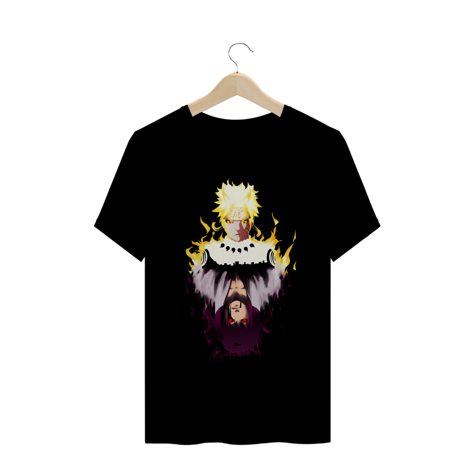 Camiseta Naruto e Sasuke