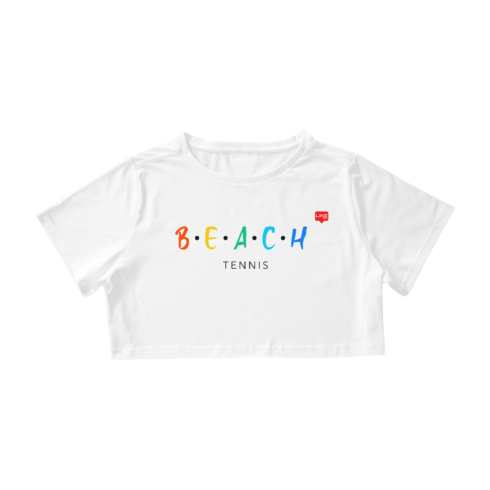 Cropped Beach Tennis Friends (branco)