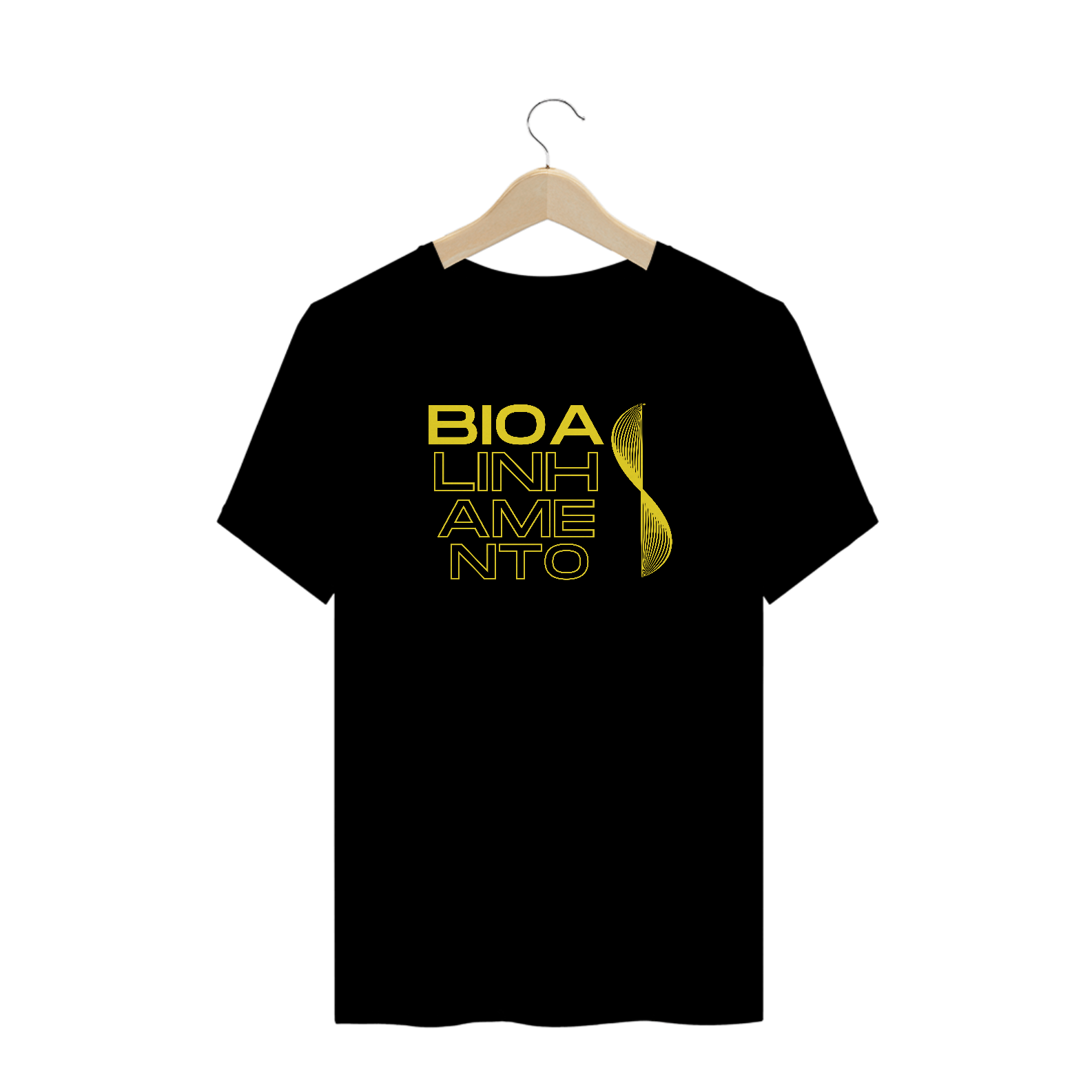 Bioalinhamento logo dourado