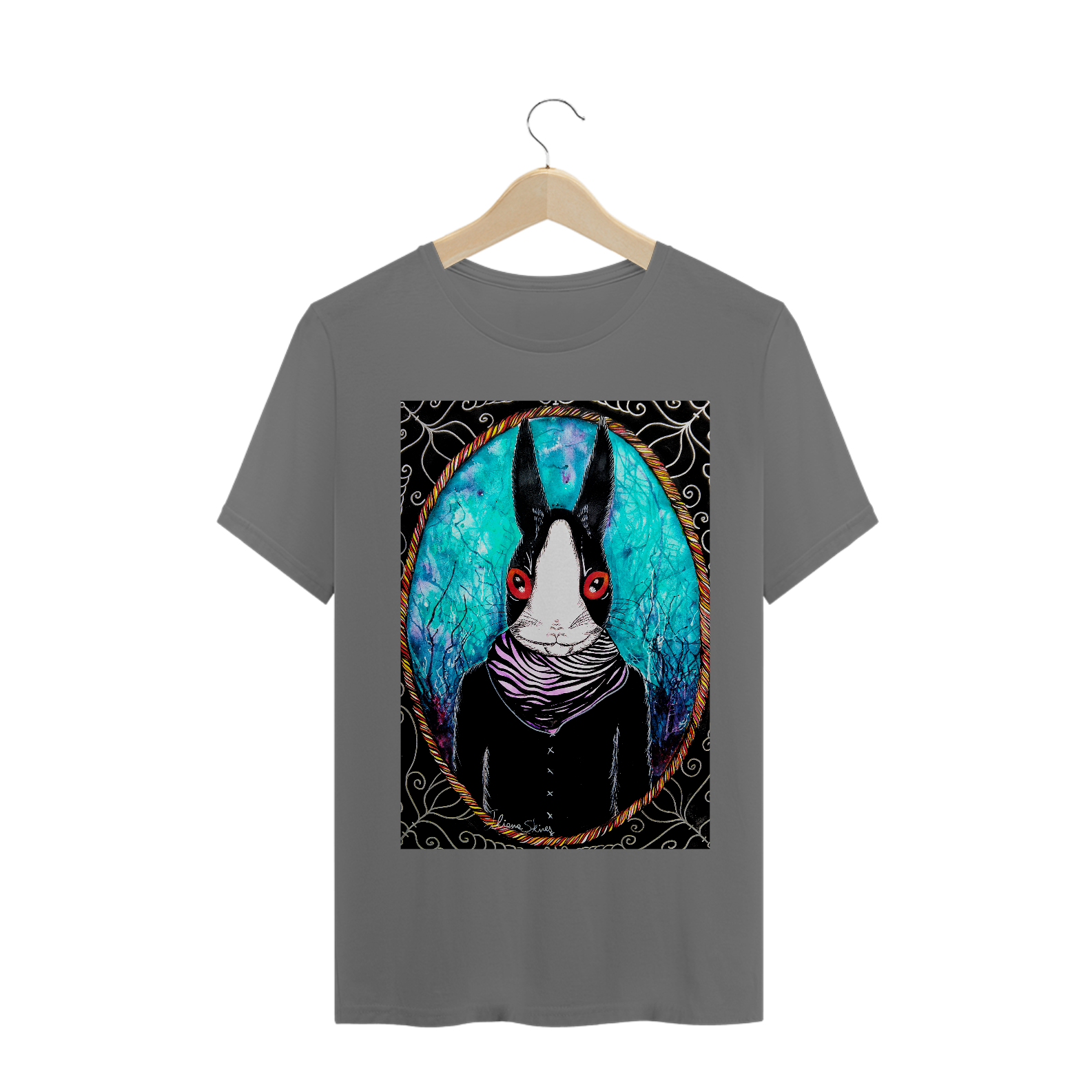 Camiseta Estonada Coelho por Iliana Steiner