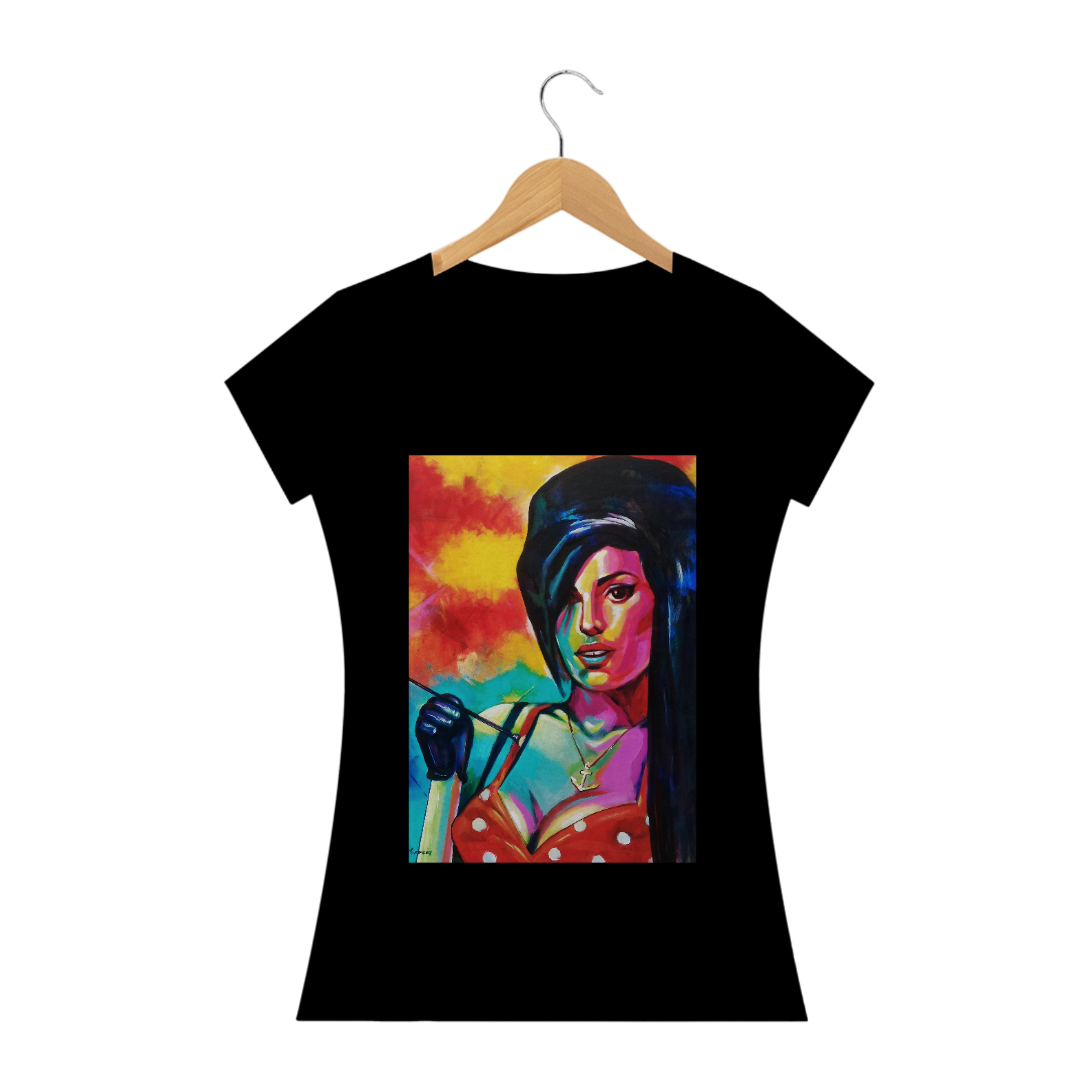 Baby Look Longa Quality Amy Winehouse por Dario Correia