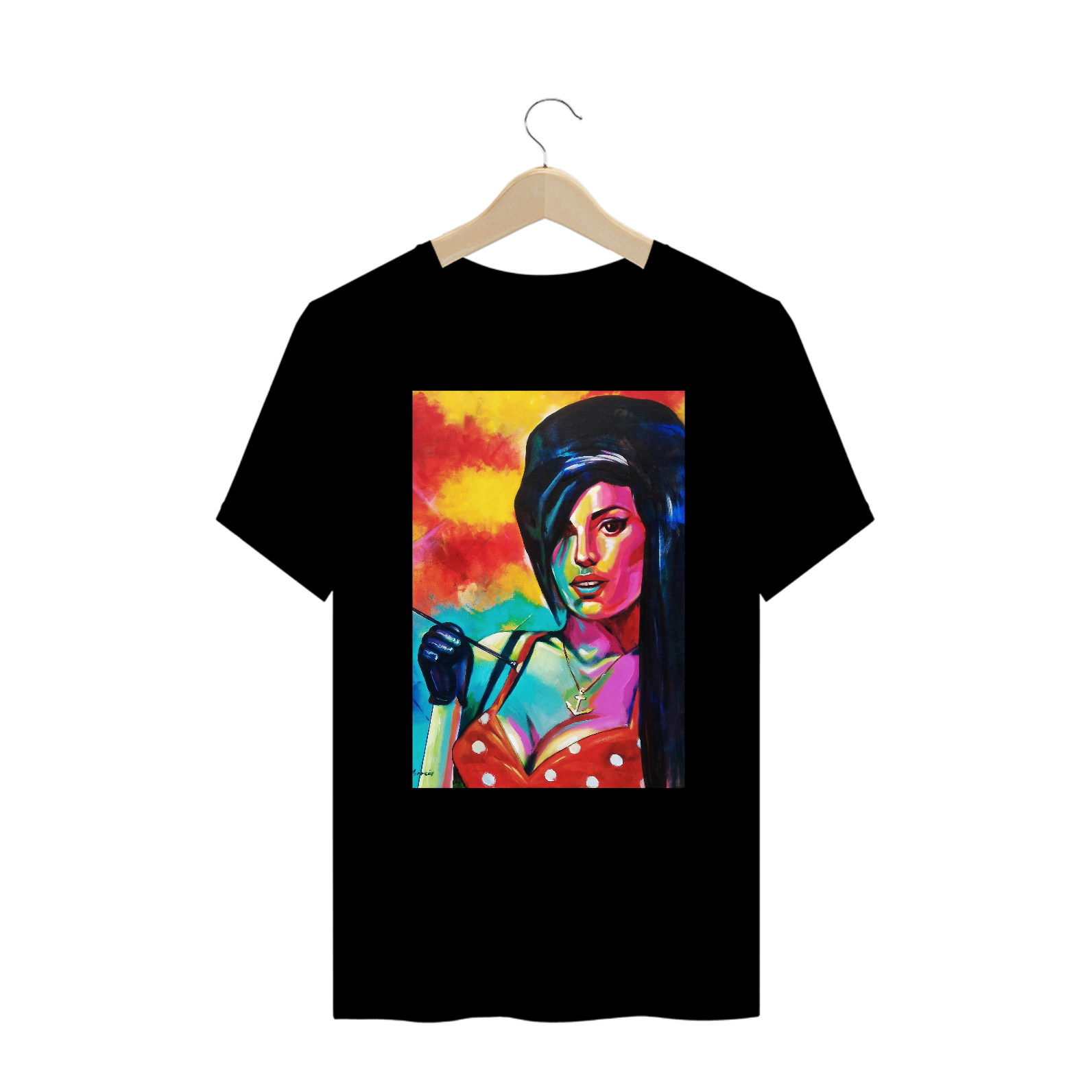 Camiseta PLUS SIZE Amy Winehouse por Dario Correia