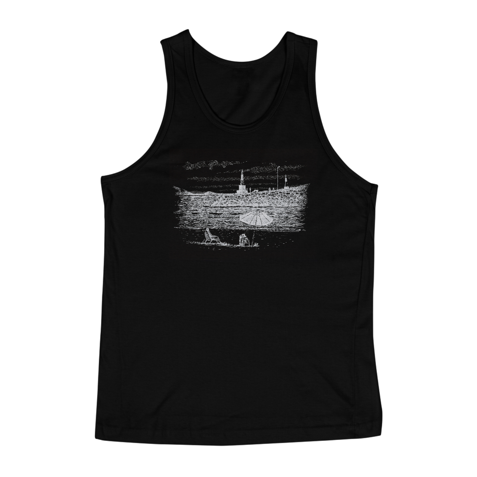 Regata Masculina Lighthouse Black por Dario Correia