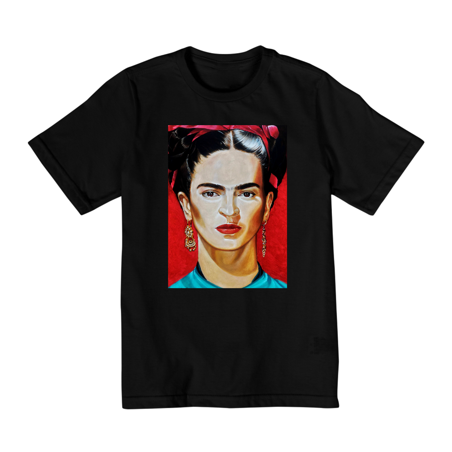 Camiseta Infantil 2 a 8 Anos Frida por Dario Correia