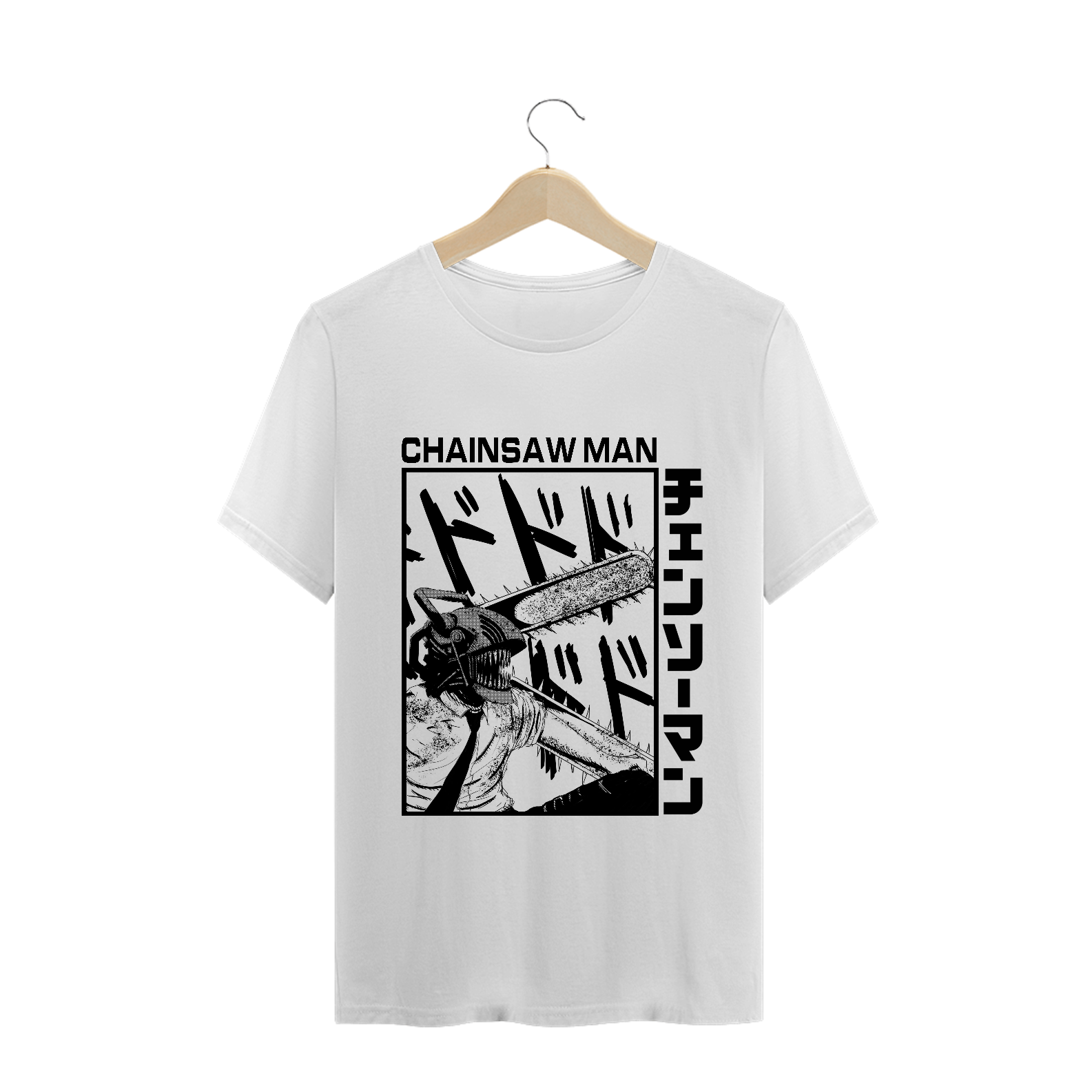 Chainsaw Man (Branca e Cinza)