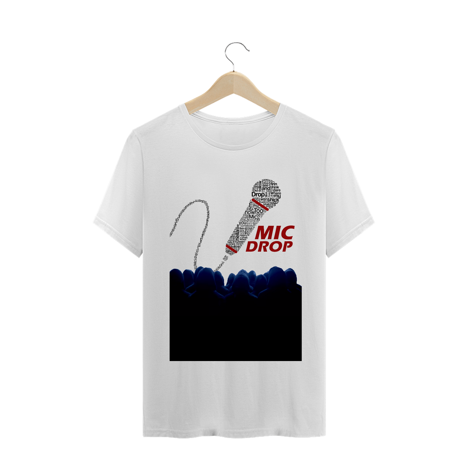 Nome do produto  Coleção Grupos KPop BTS Micdrop branca