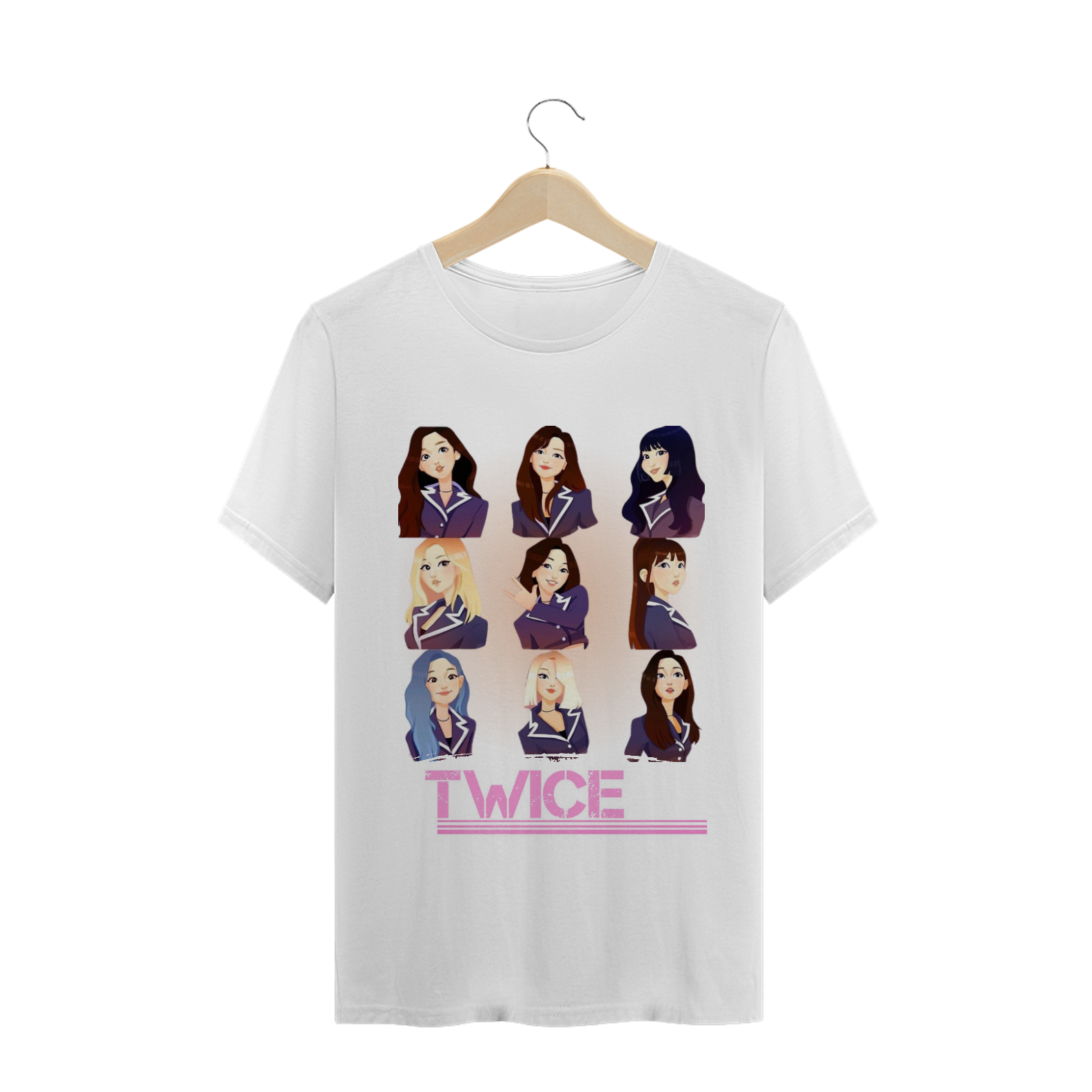 Coleção Grupos KPop Twice TINY branca