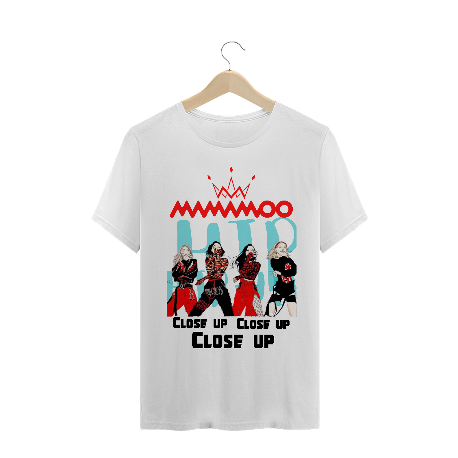 Nome do produto  Coleção Grupos KPop Mamamoo Hip Tshirt Clássica