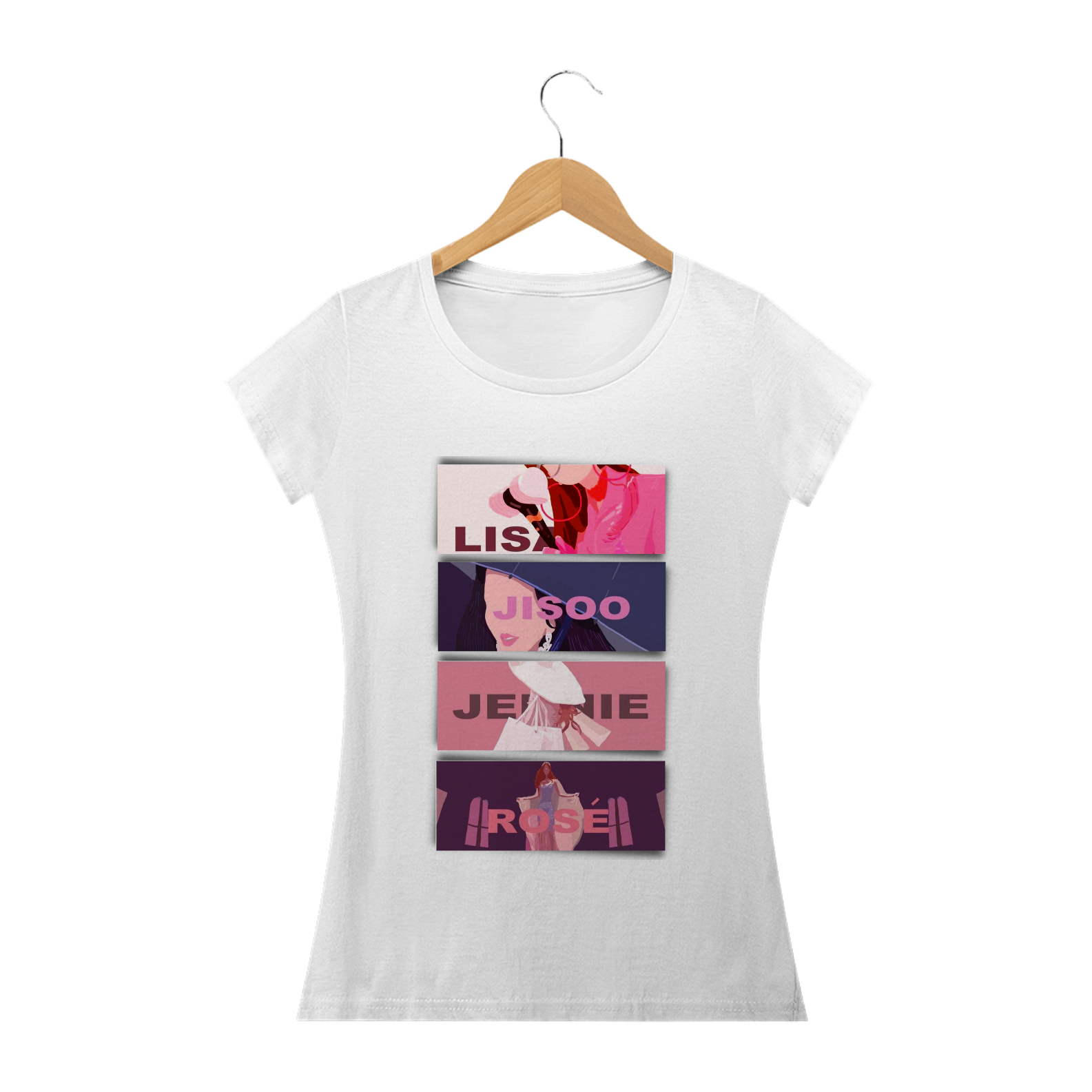 Nome do produto  Coleção Grupos KPop BlackPink baby long classic cores