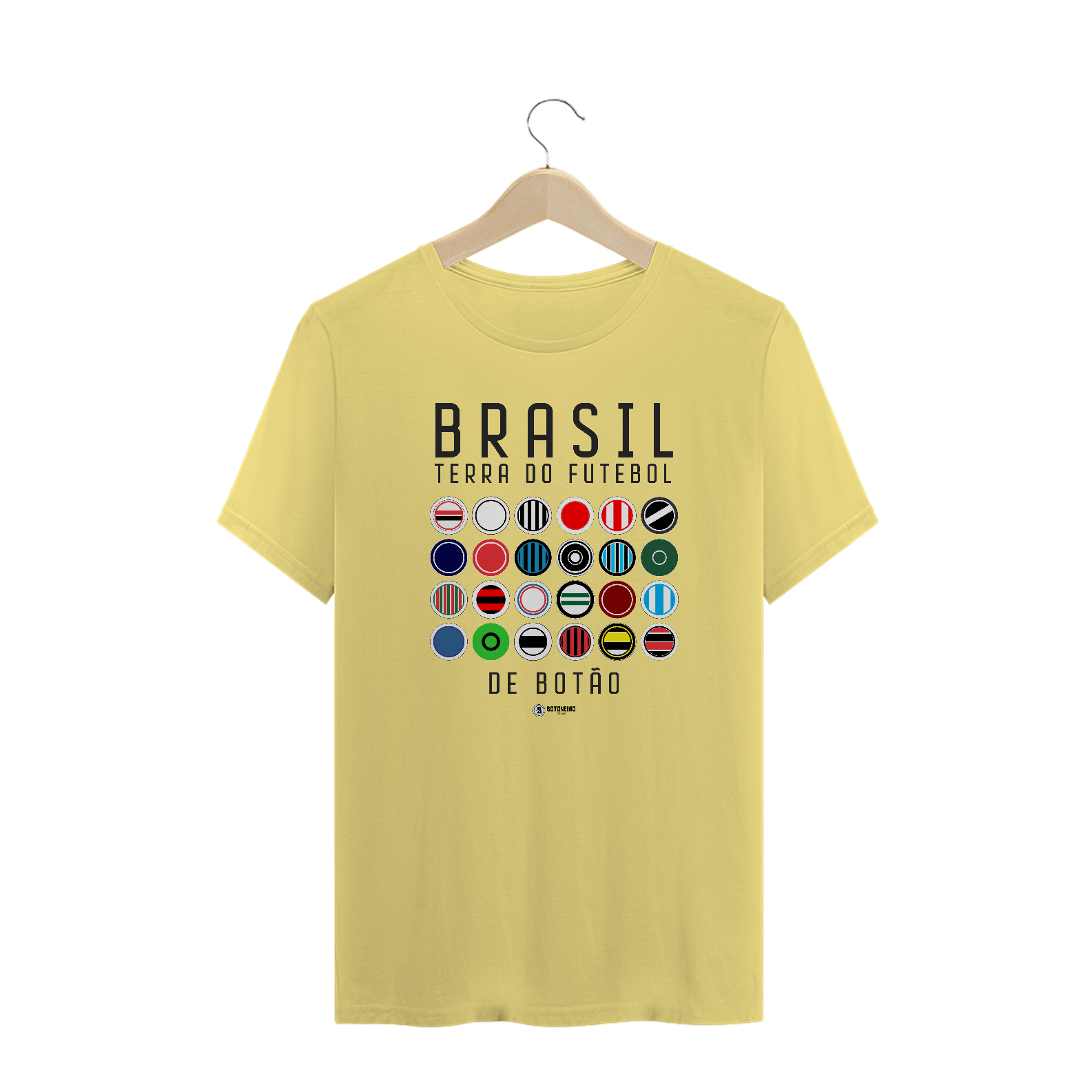 Camisa Brasil: Terra do Futebol de Botão