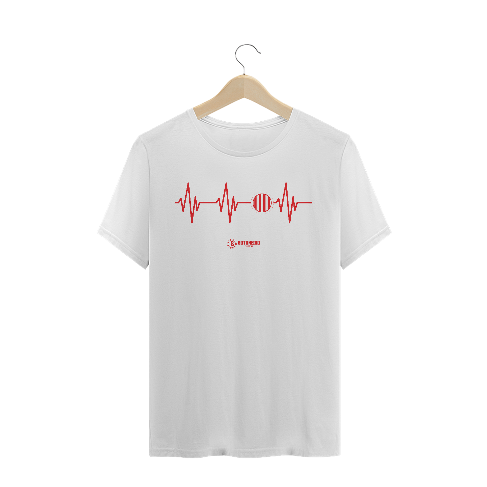 T-shirt Prime Eletrocardiograma Alvirrubro